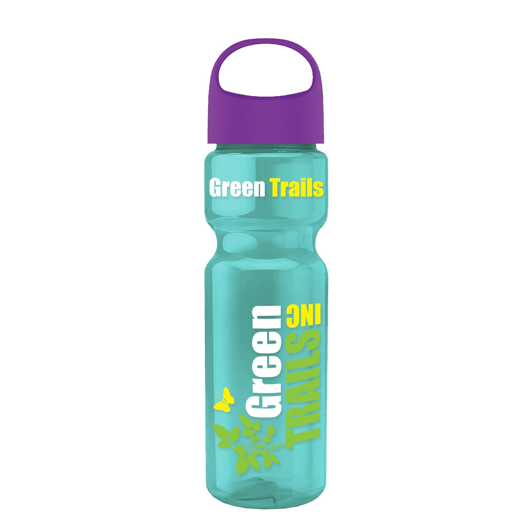 Picture of Garyline® Champ Recycled Bottle with Oval Crest Lid - 28 oz.