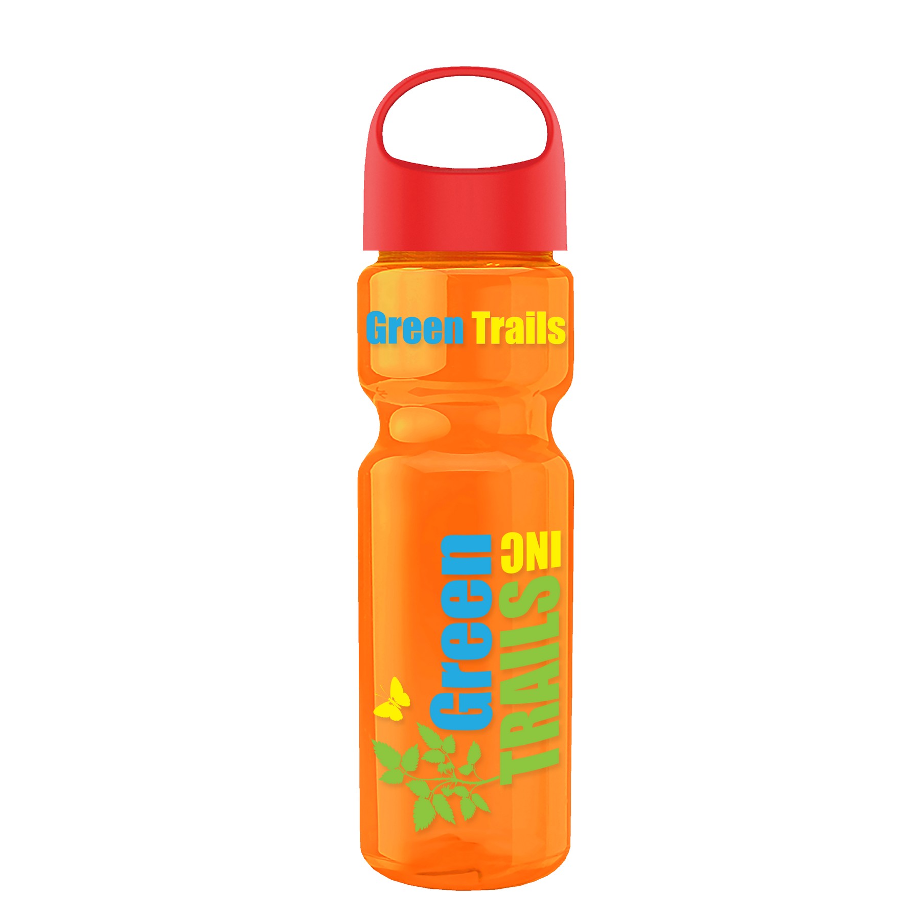 Picture of Garyline® Champ Recycled Bottle with Oval Crest Lid - 28 oz.