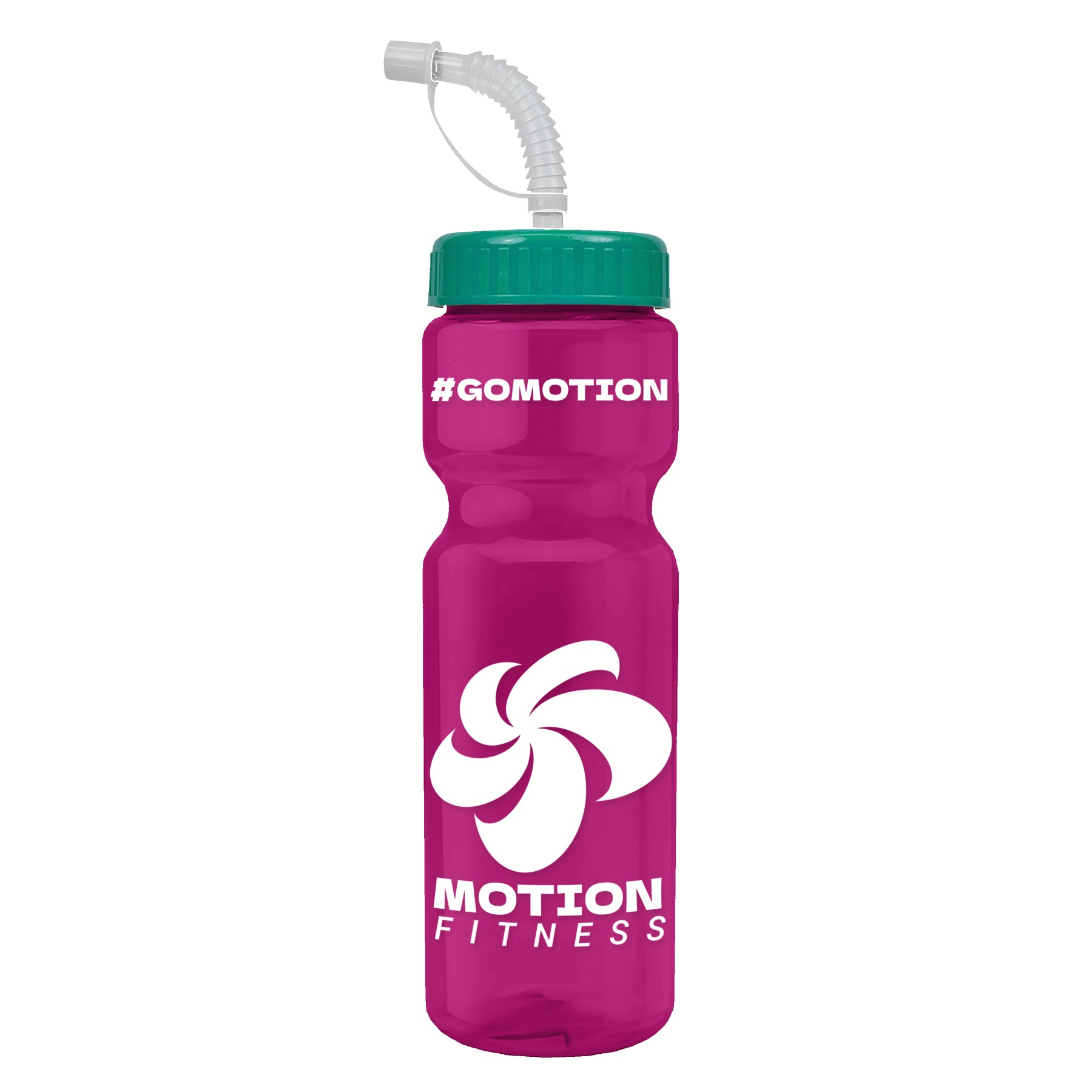 Picture of Garyline® Champ Recycled Bottle with Straw Lid - 28 oz.