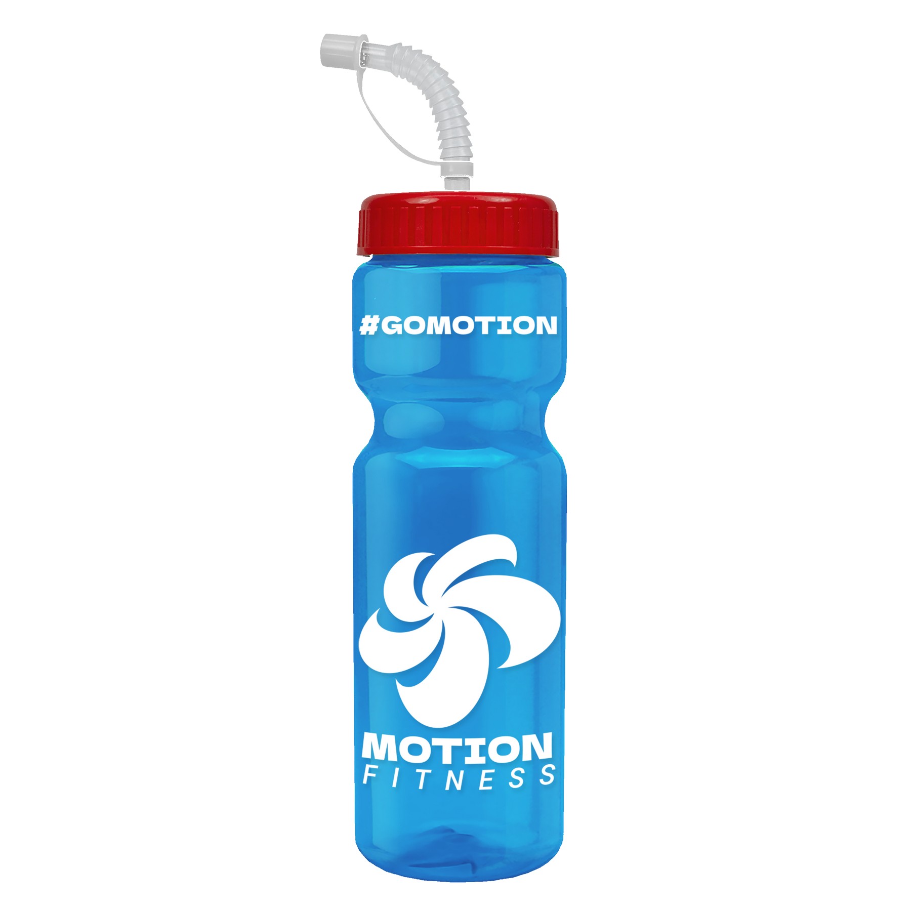 Picture of Garyline® Champ Recycled Bottle with Straw Lid - 28 oz.