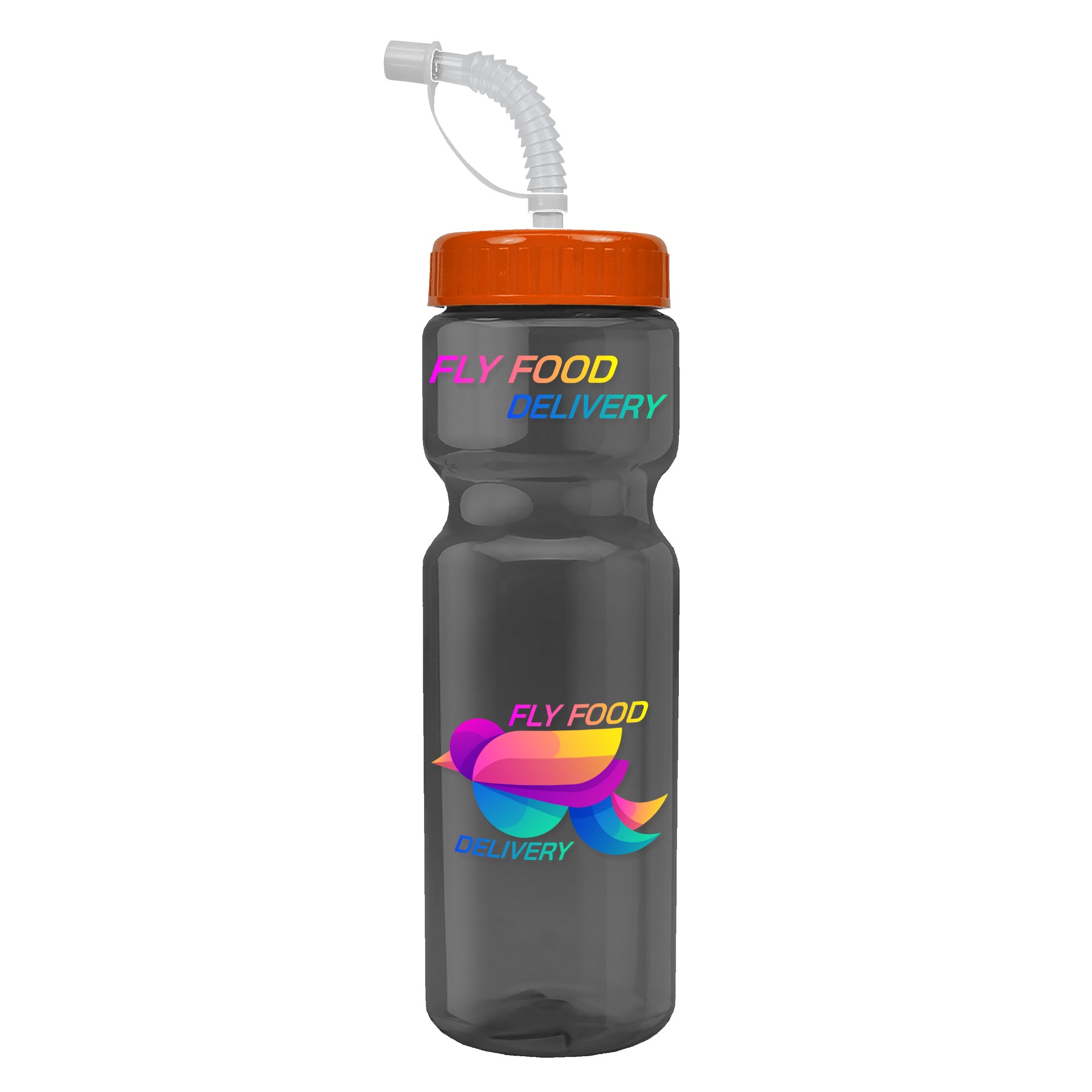 Picture of Garyline® Champ Recycled Bottle with Straw Lid - 28 oz.