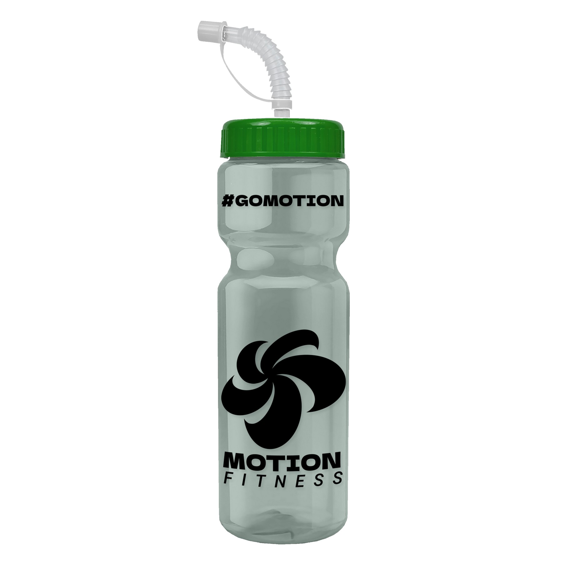 Picture of Garyline® Champ Recycled Bottle with Straw Lid - 28 oz.