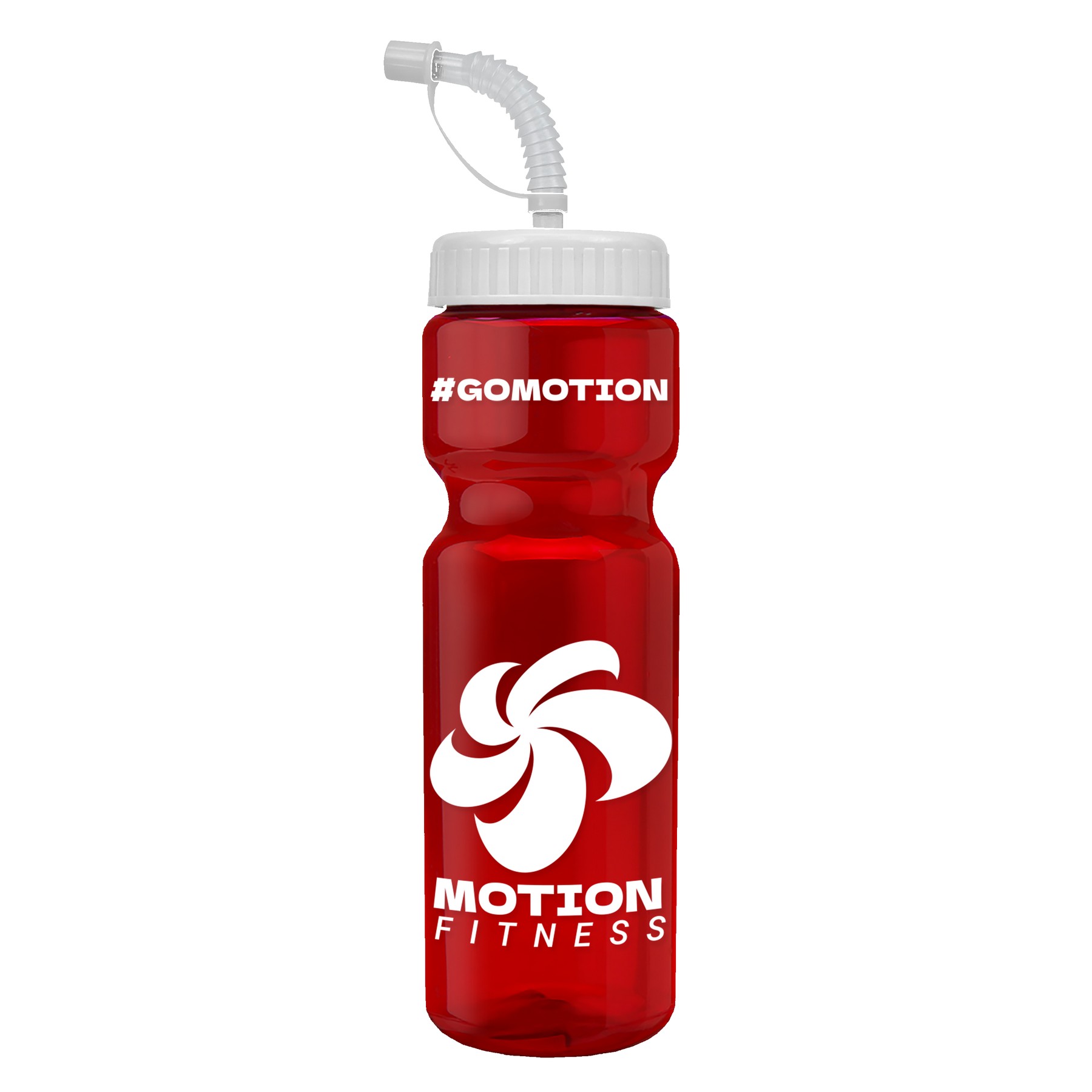 Picture of Garyline® Champ Recycled Bottle with Straw Lid - 28 oz.