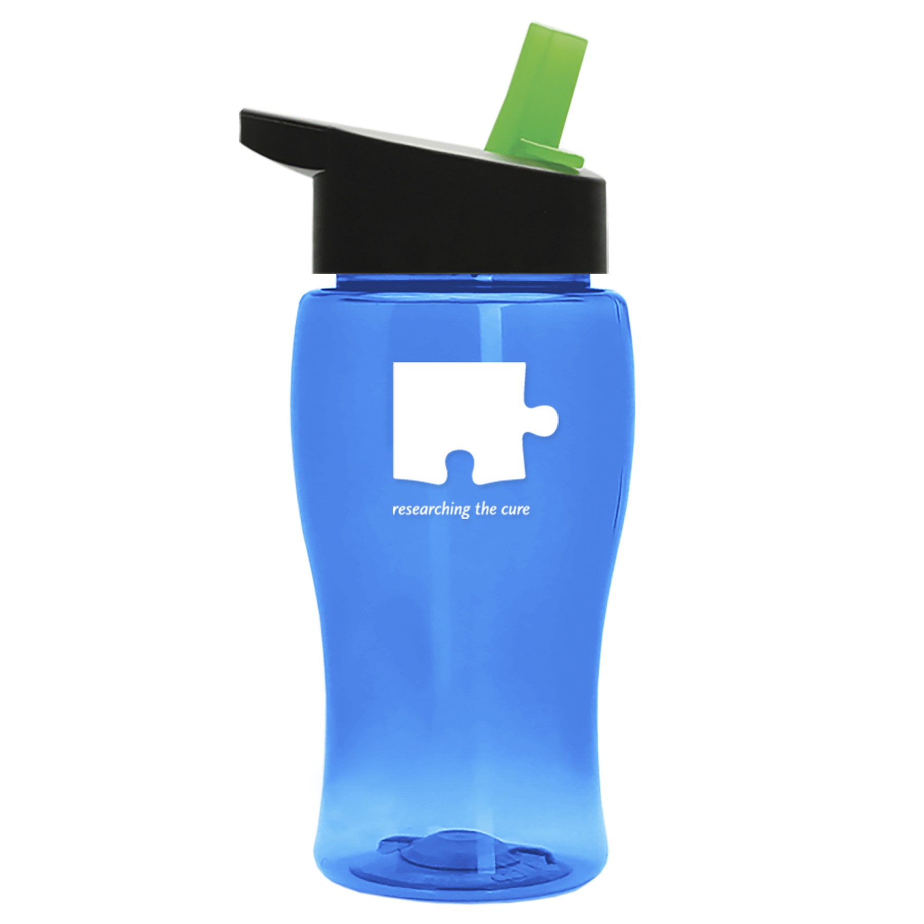 Picture of Garyline® Poly+ Jr. Transparent Bottle with Flip-Straw Lid - 18 oz.