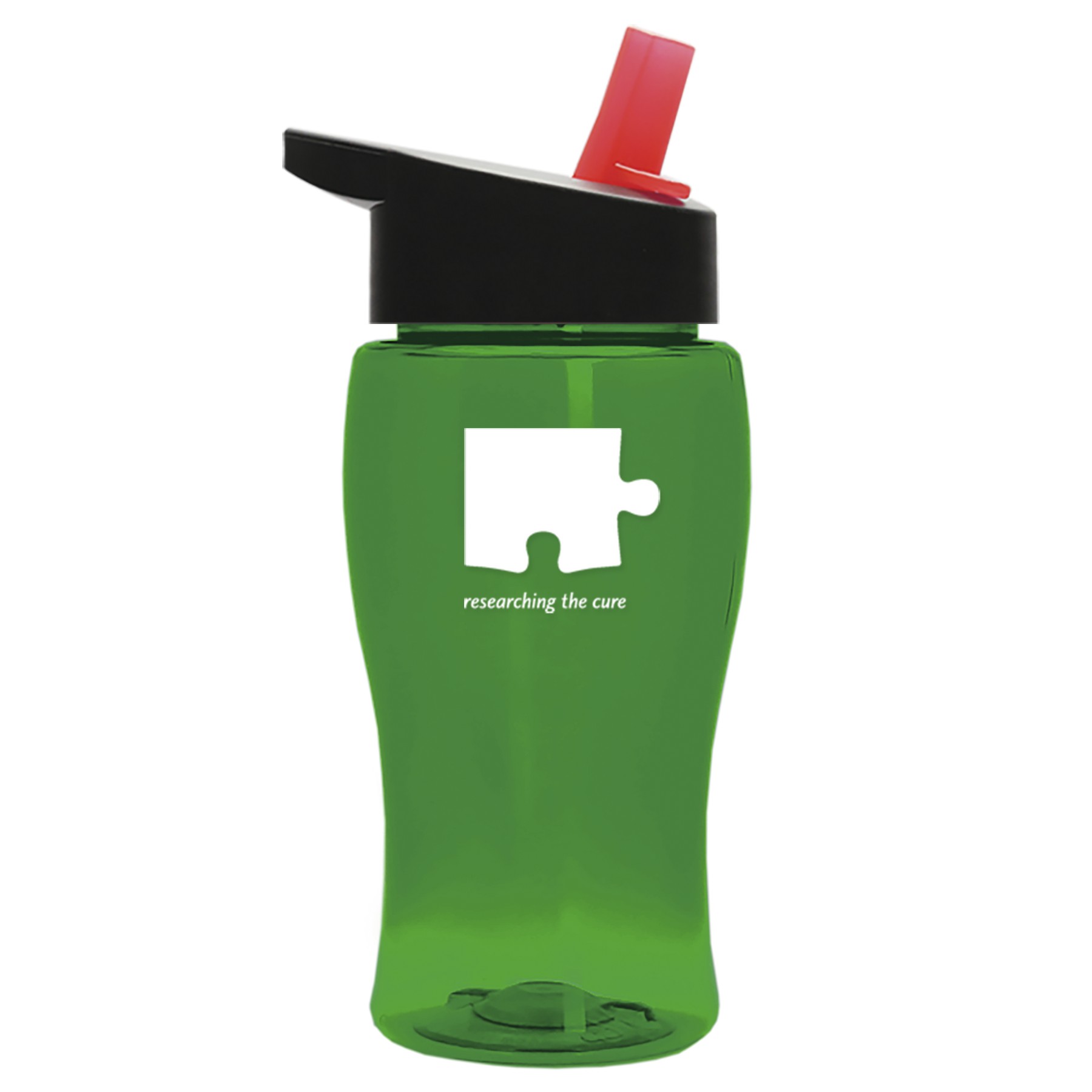 Picture of Garyline® Poly+ Jr. Transparent Bottle with Flip-Straw Lid - 18 oz.