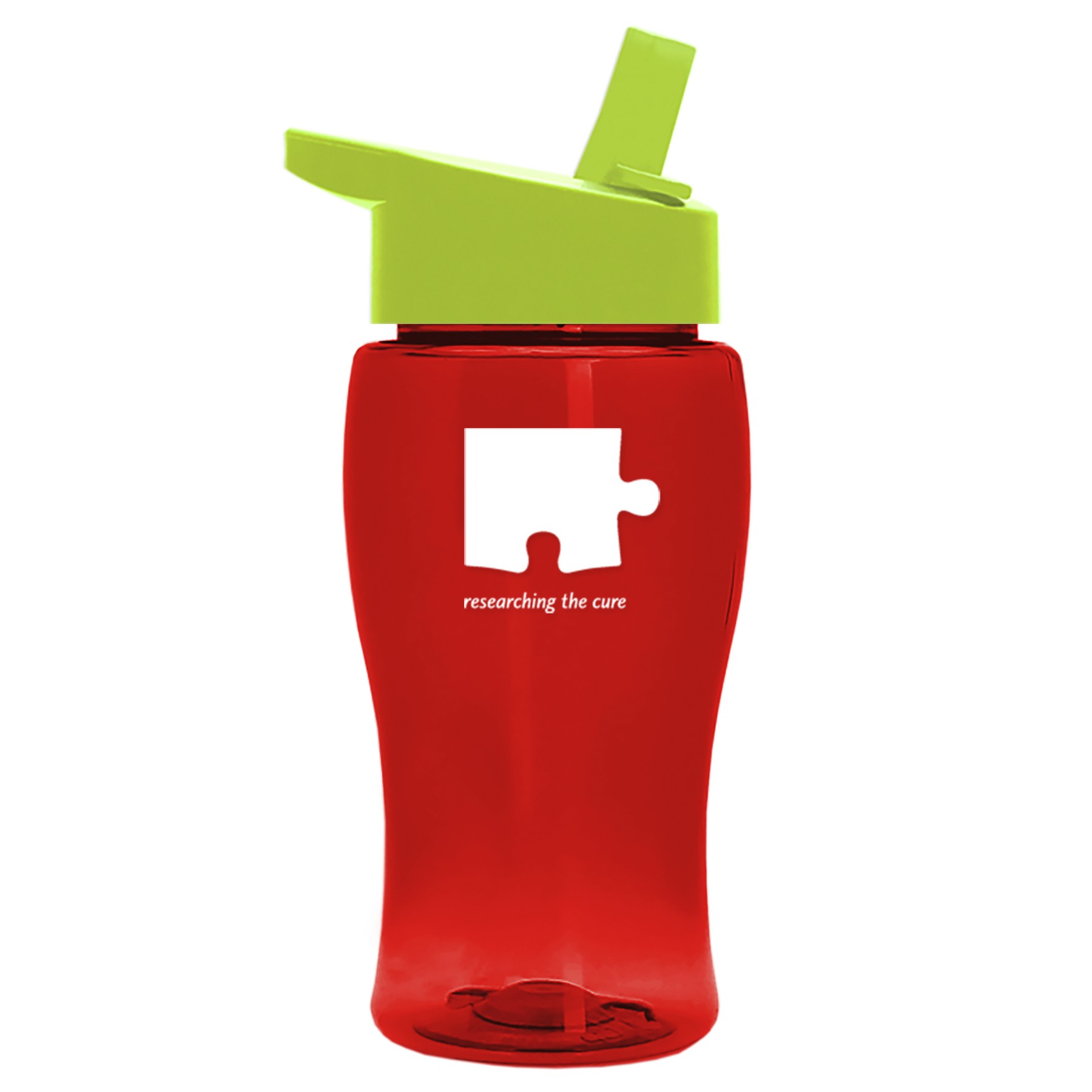 Picture of Garyline® Poly+ Jr. Transparent Bottle with Flip-Straw Lid - 18 oz.