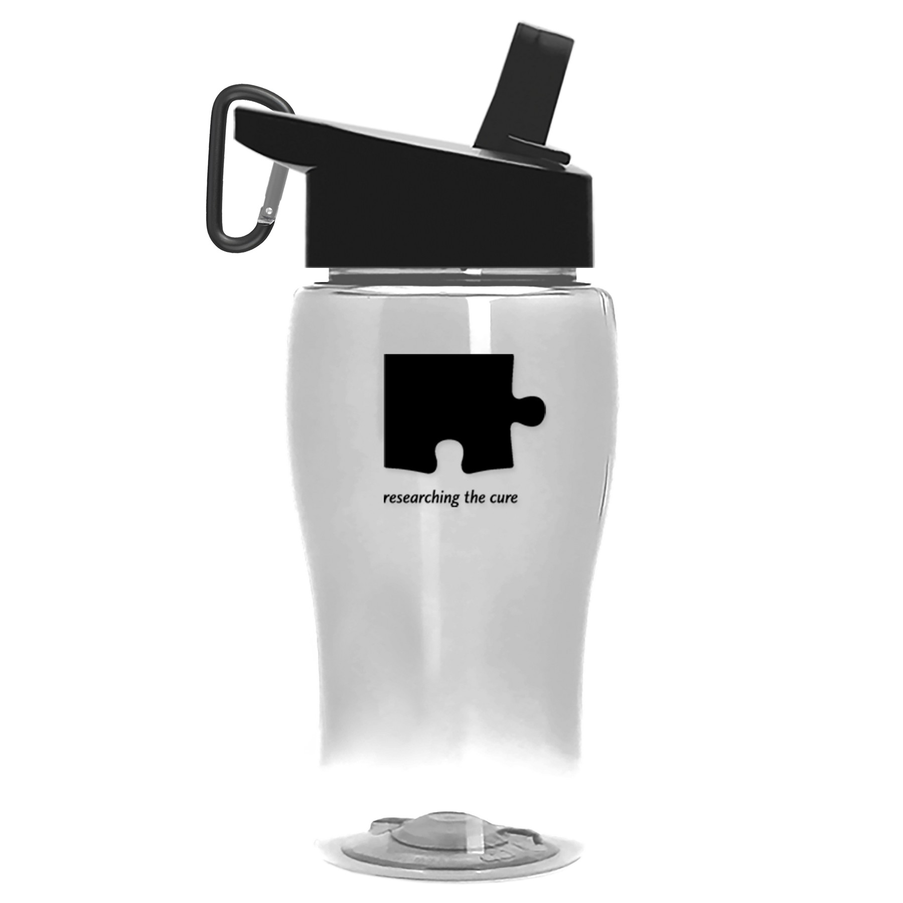Picture of Garyline® Poly+ Jr. Transparent Bottle with Flip-Straw Lid - 18 oz.