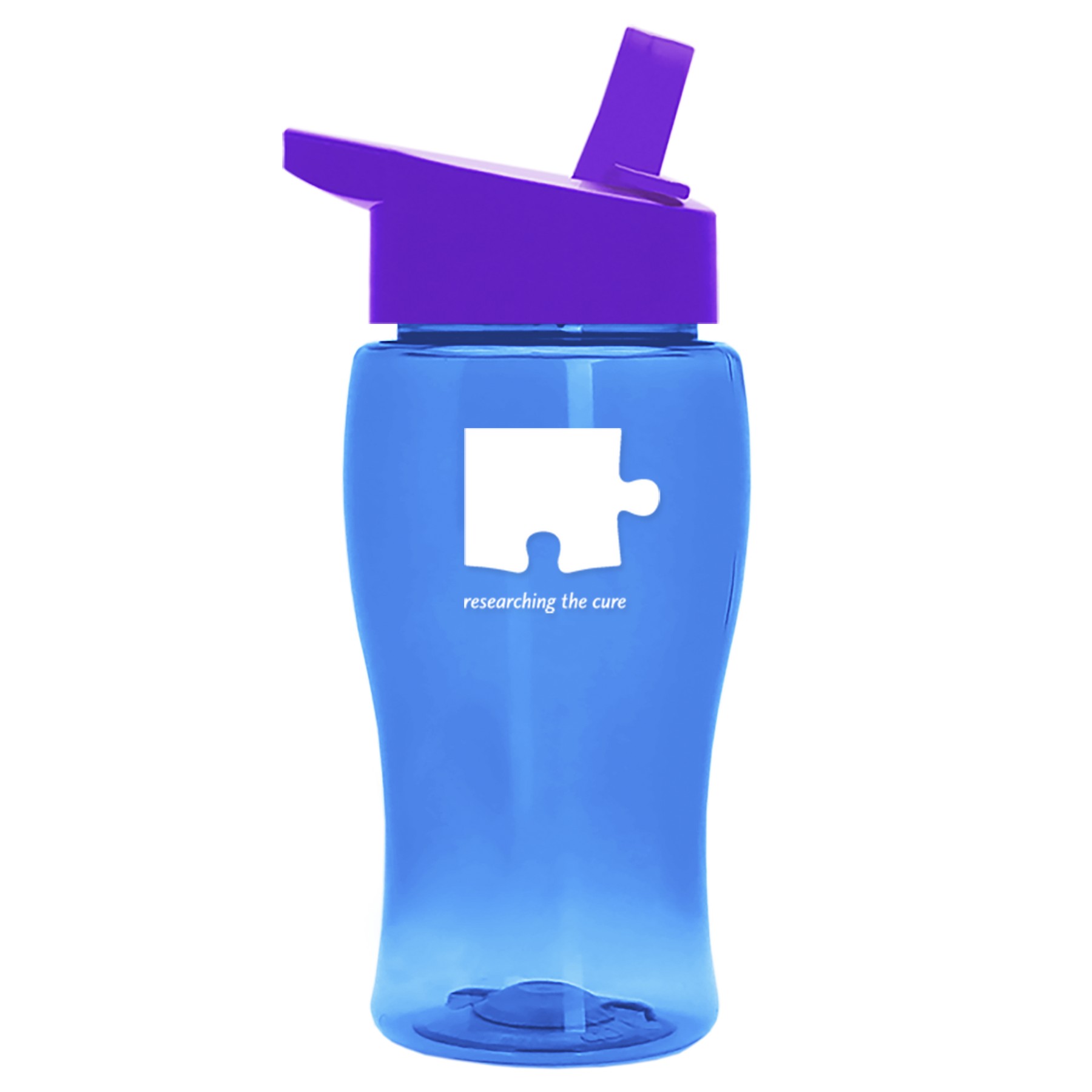 Picture of Garyline® Poly+ Jr. Transparent Bottle with Flip-Straw Lid - 18 oz.