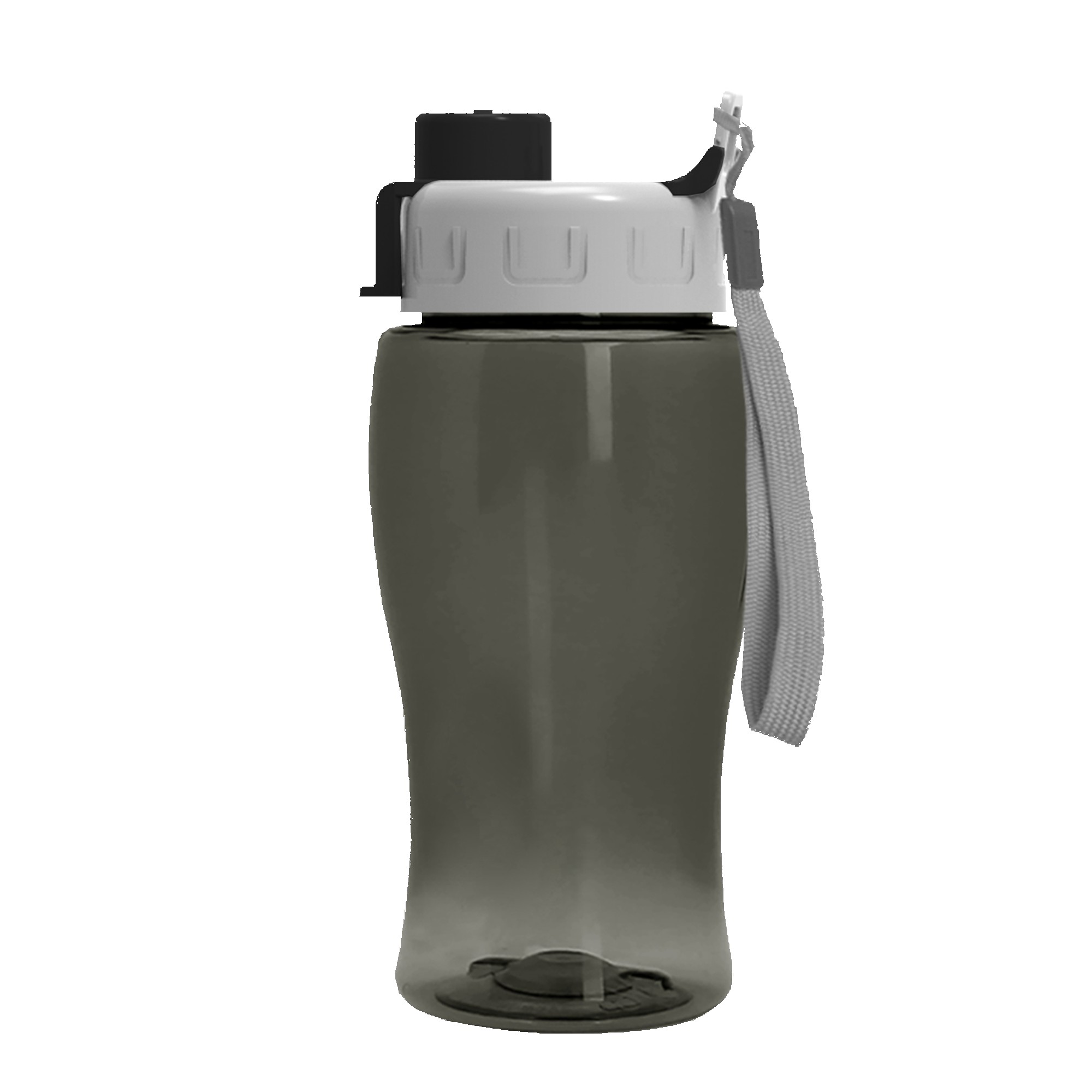 Picture of 18 Oz. Transparent Bottle w/Quick Snap Lid