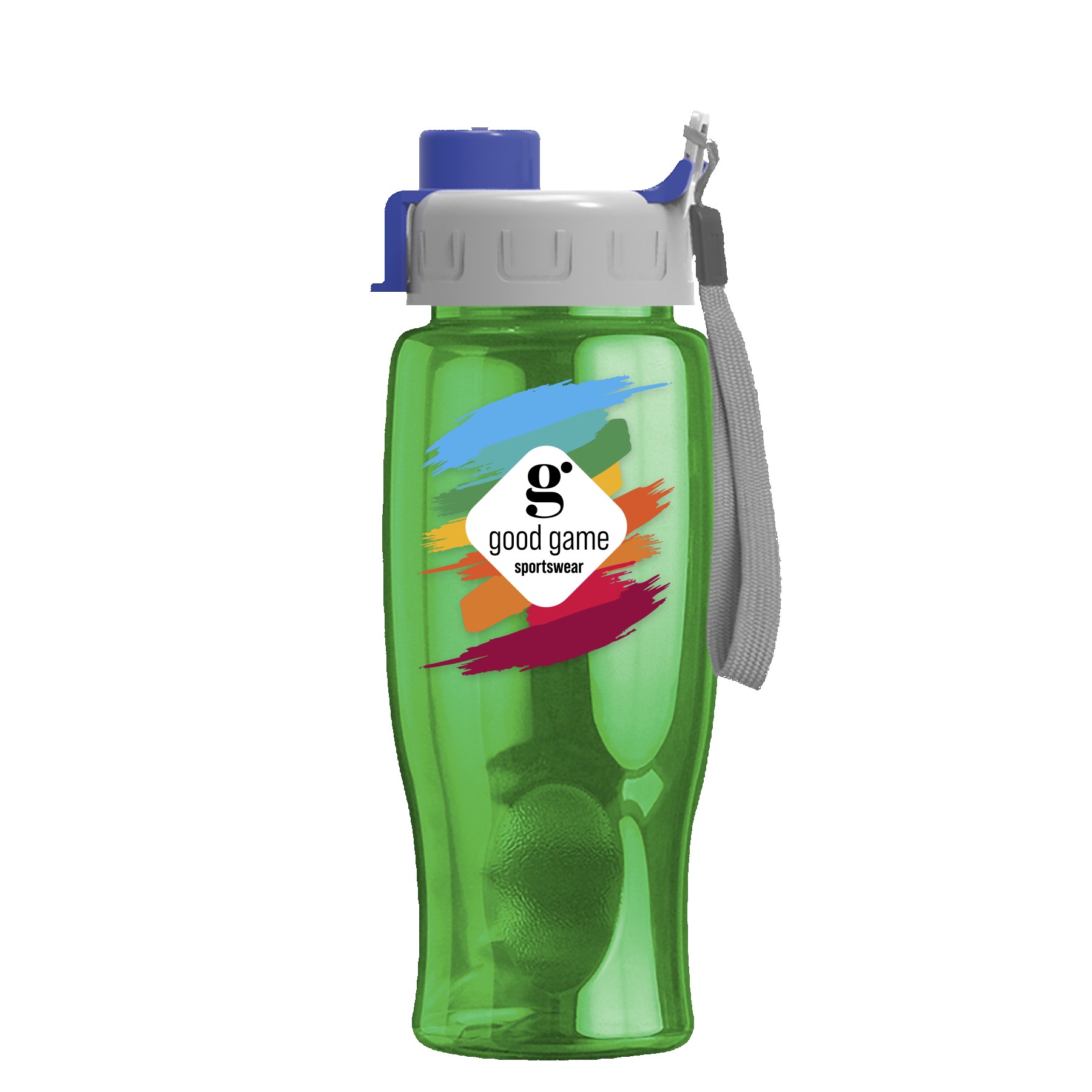 Picture of Garyline® Poly+ Bottle with Quick-Snap Lid - 27 oz.