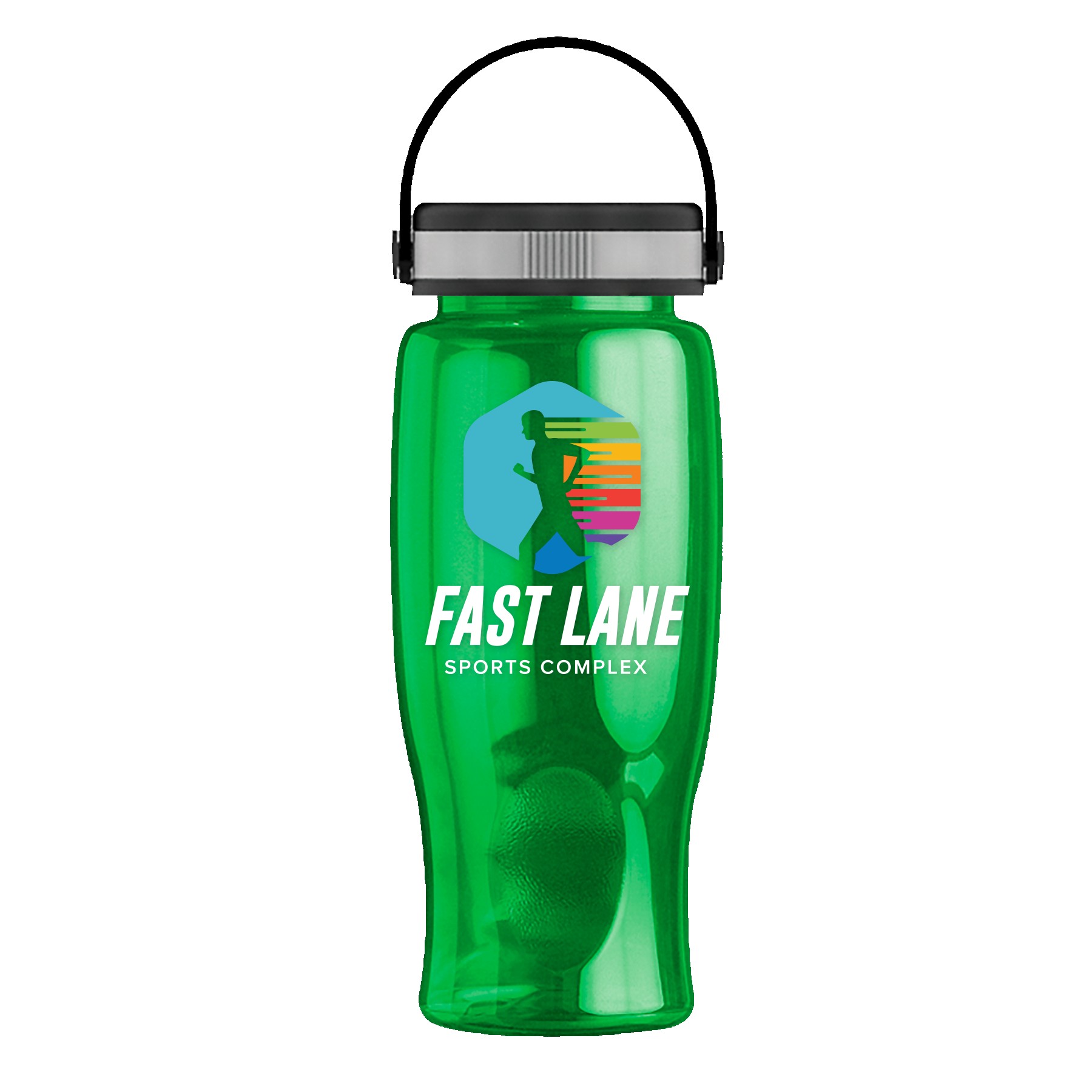Picture of Garyline® Poly+ Bottle with Grip Lid - 27 oz.
