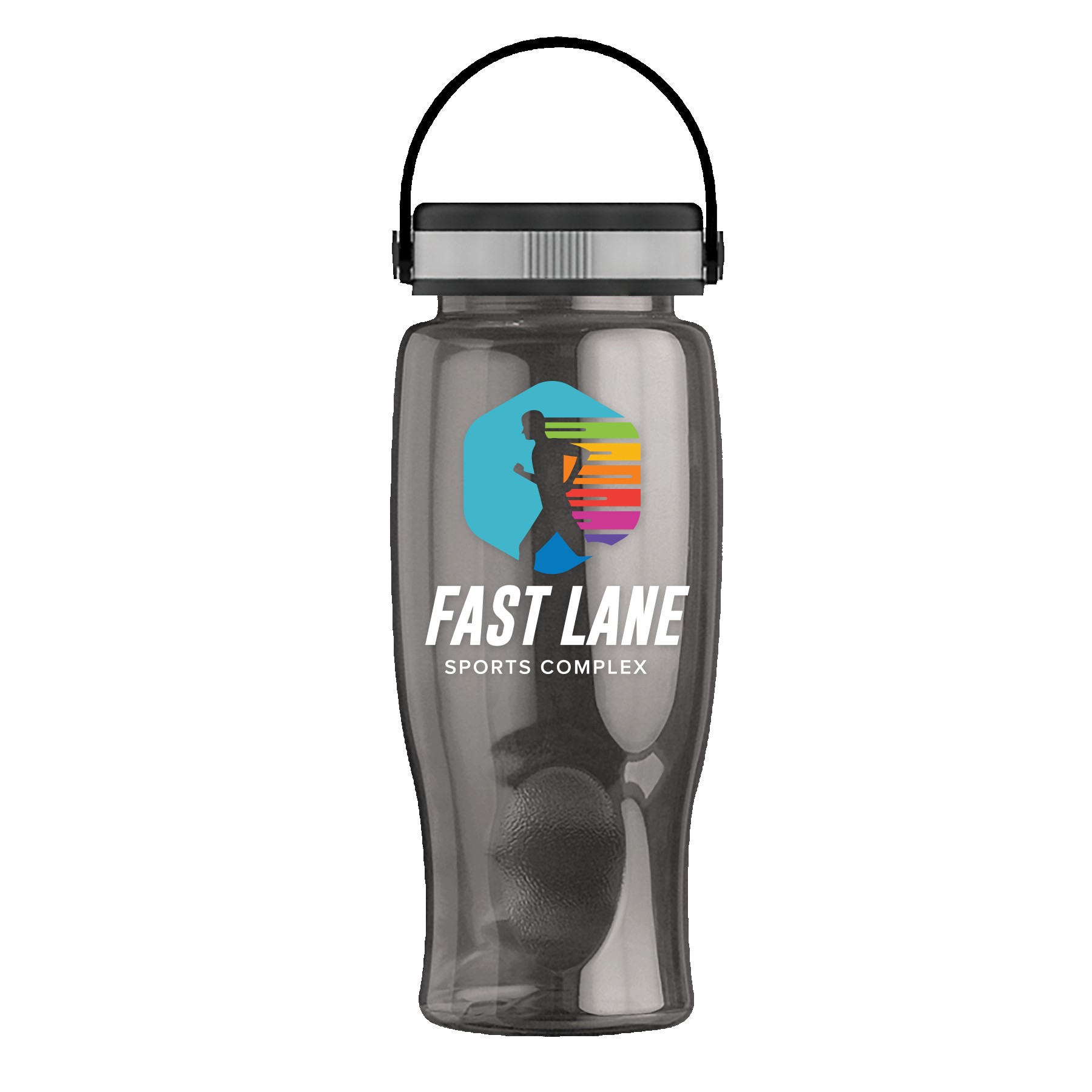 Picture of Garyline® Poly+ Bottle with Grip Lid - 27 oz.