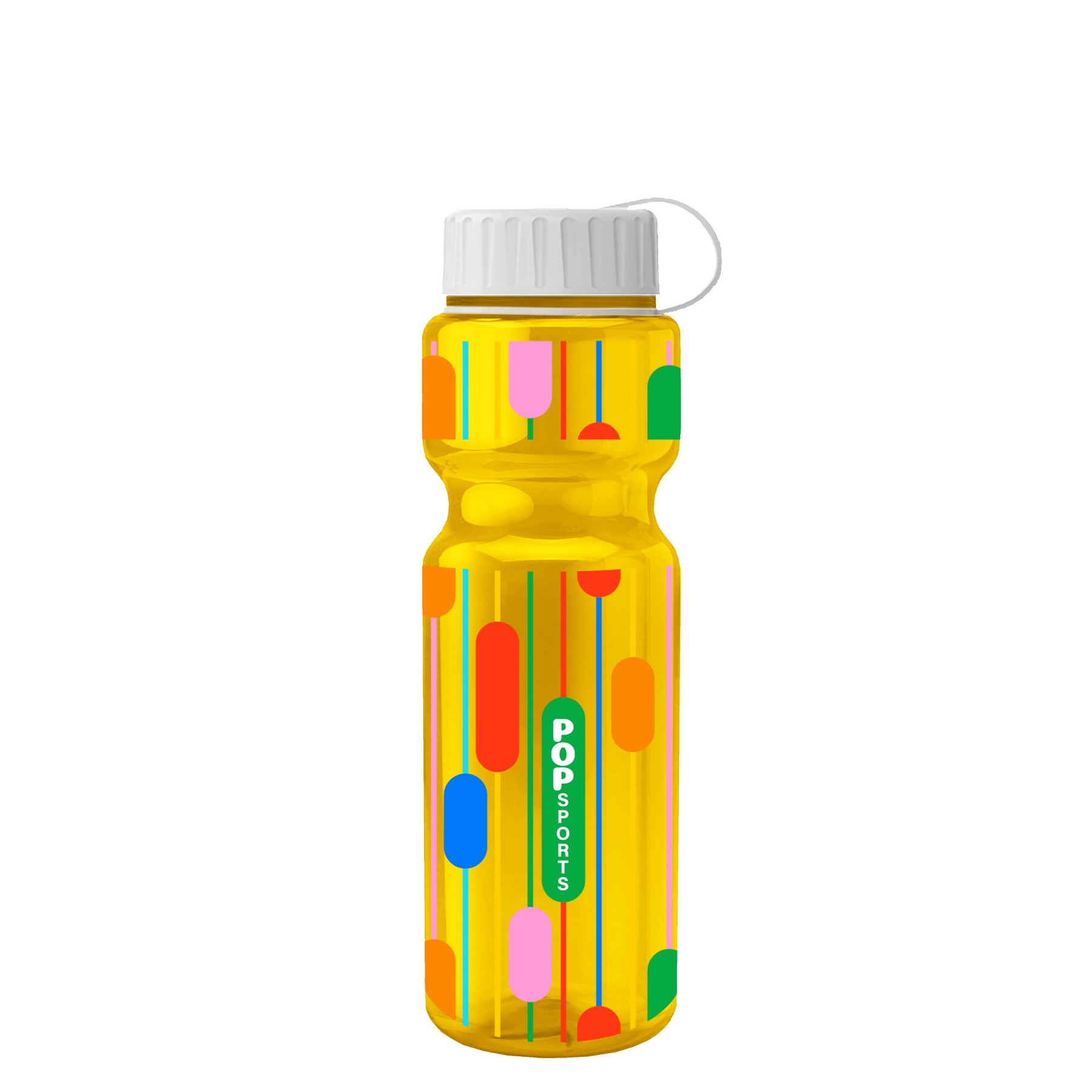 Picture of Garyline® Champ Bottle with Tethered Lid - 28 oz.
