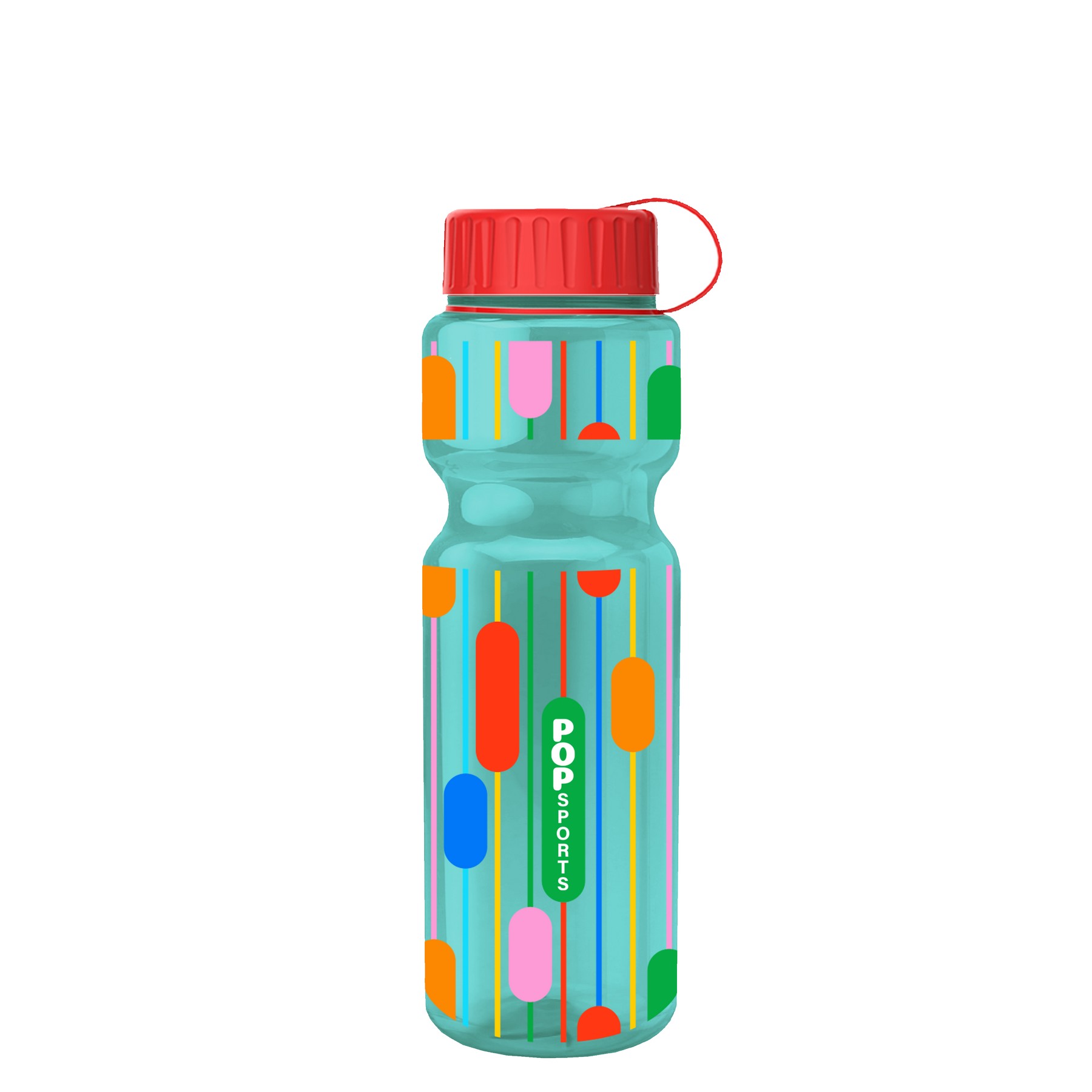 Picture of Garyline® Champ Bottle with Tethered Lid - 28 oz.
