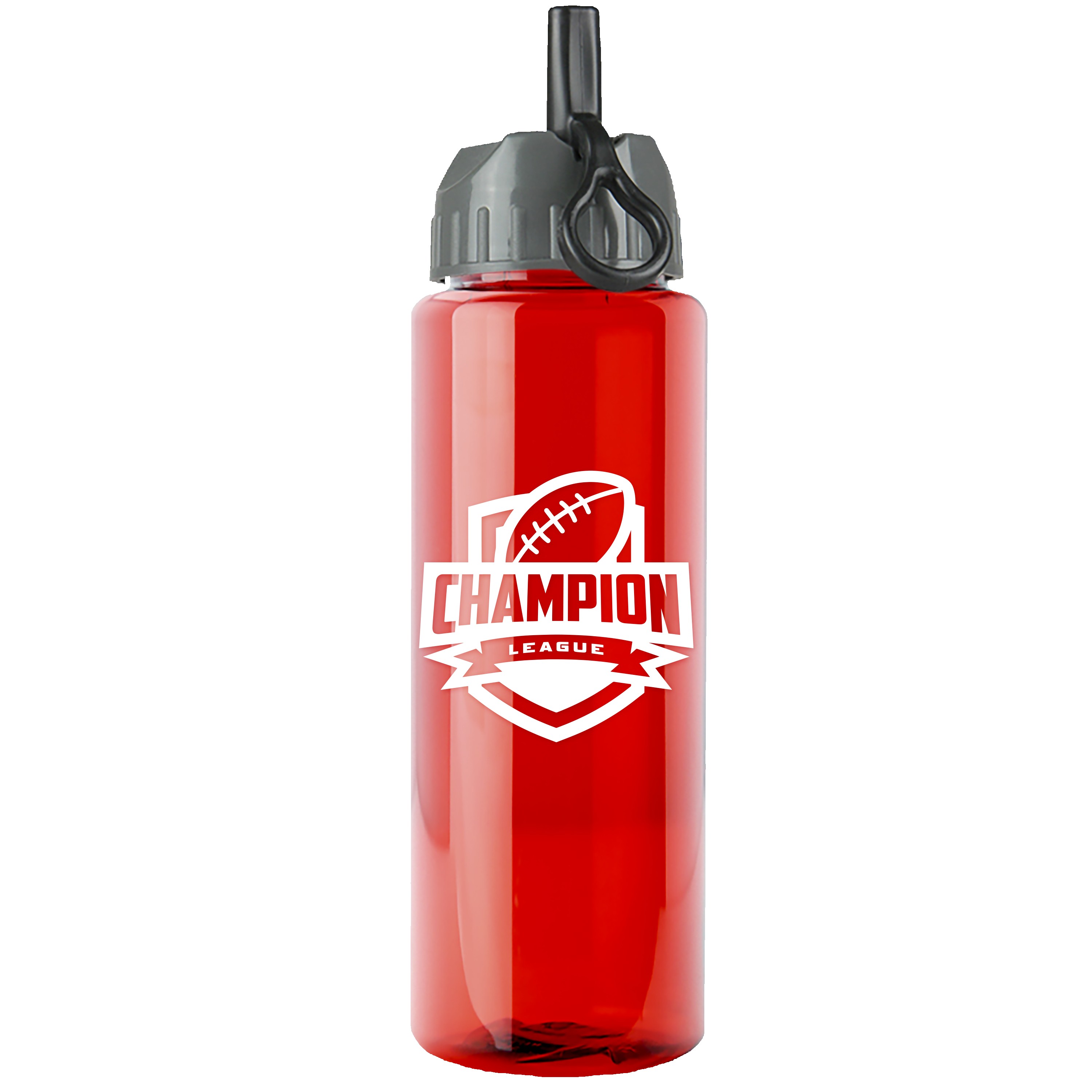Picture of Garyline® Guzzler Bottle with Ring-Straw Lid - 32 oz.