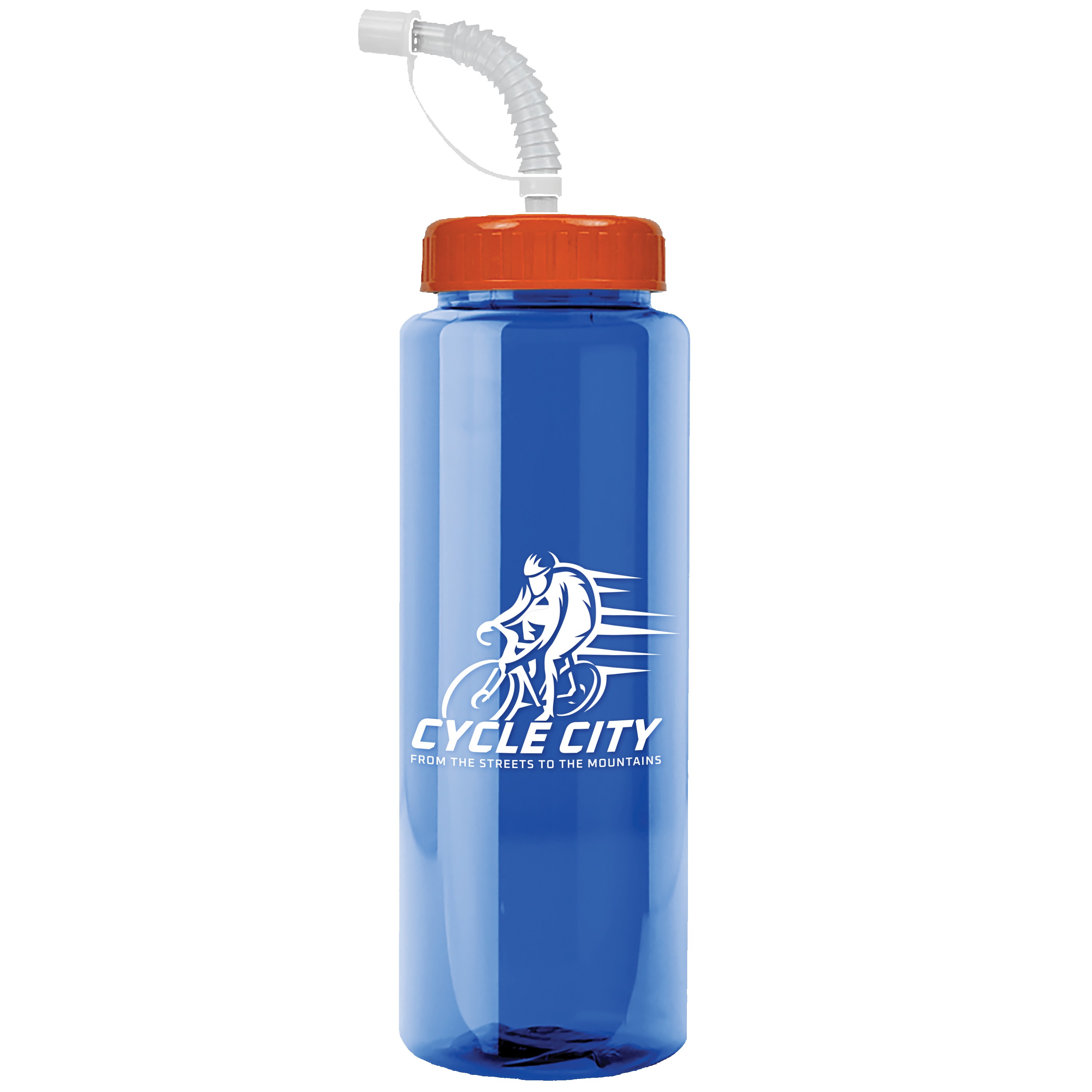 Picture of Garyline® Guzzler Bottle with Straw Lid - 32 oz.