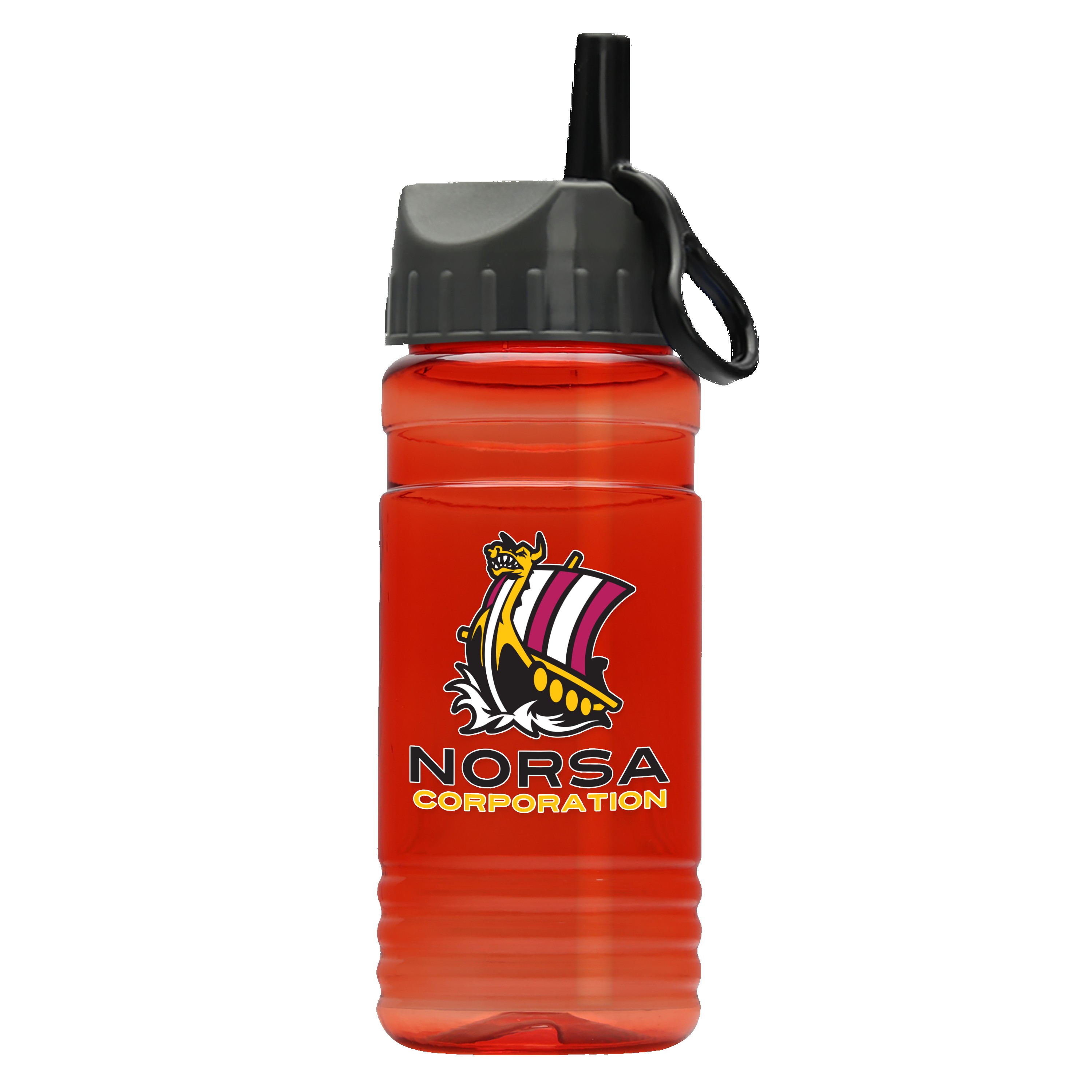 Picture of Garyline® Groove Tritan® Bottle with Ring-Straw Lid - 20 oz.