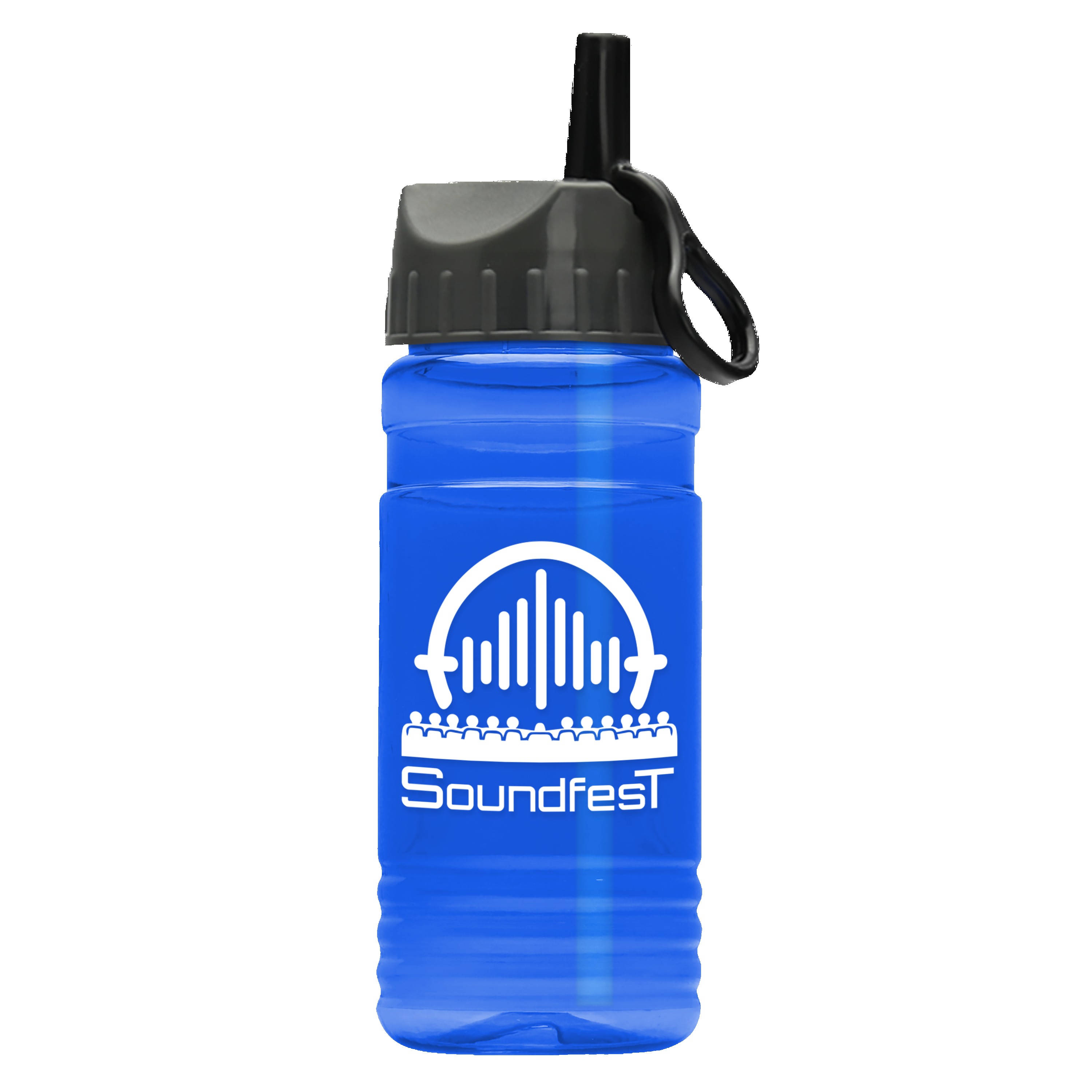 Picture of Garyline® Groove Tritan® Bottle with Ring-Straw Lid - 20 oz.