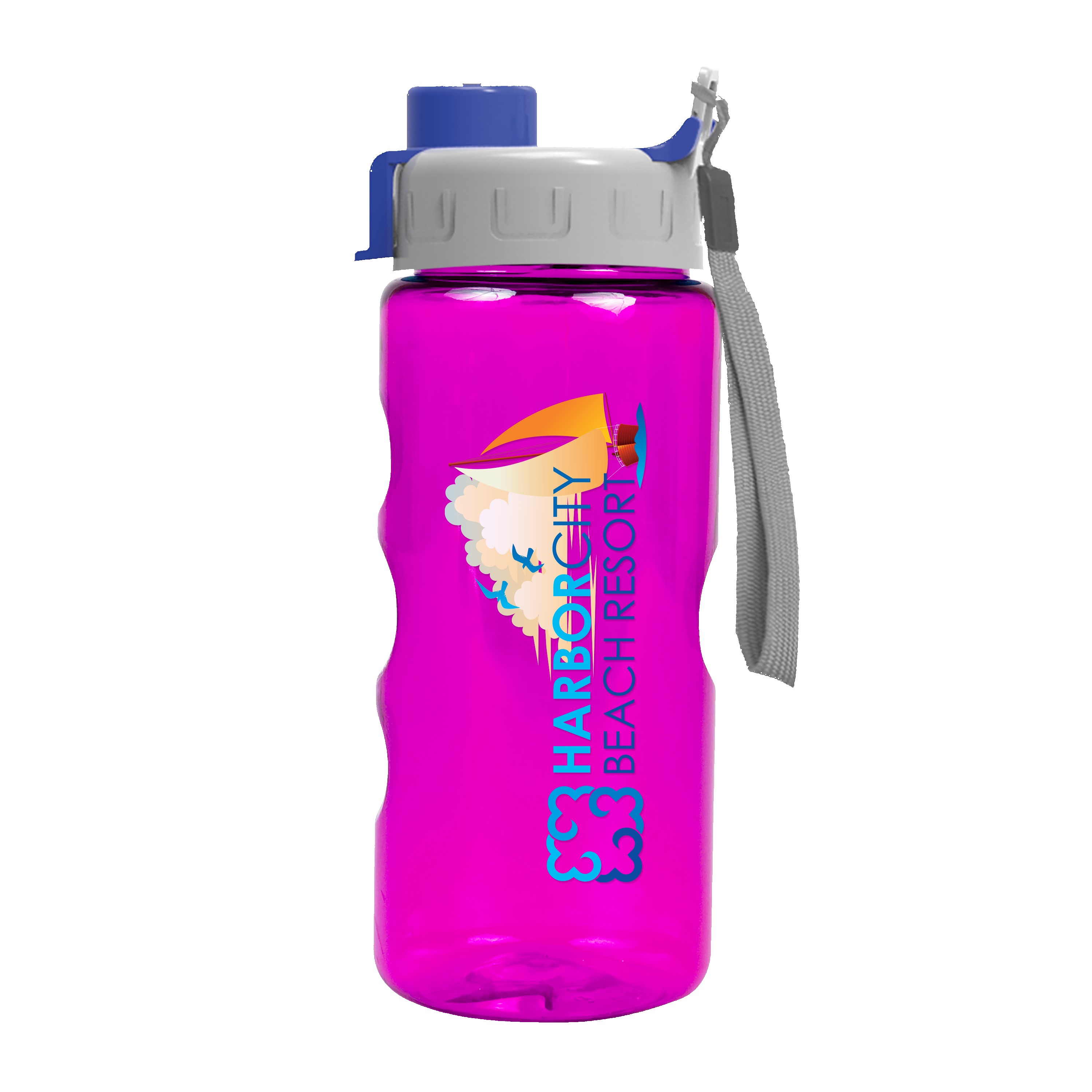 Picture of Garyline® Mini Mountain Tritan® Bottle with Quick-Snap Lid - 22 oz.