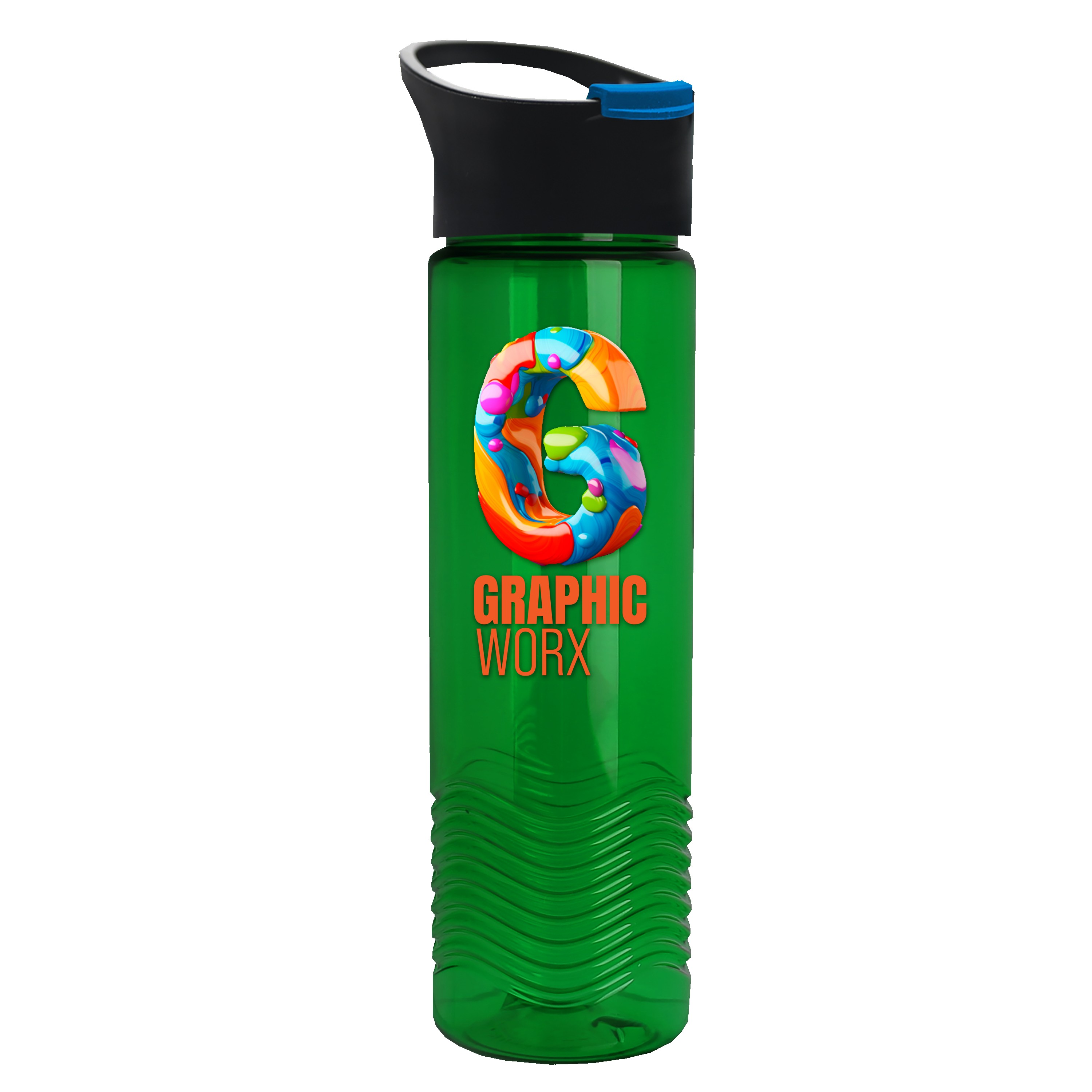 Picture of Garyline® Wave Tritan® Bottle with Pop-Up Lid - 24 oz.