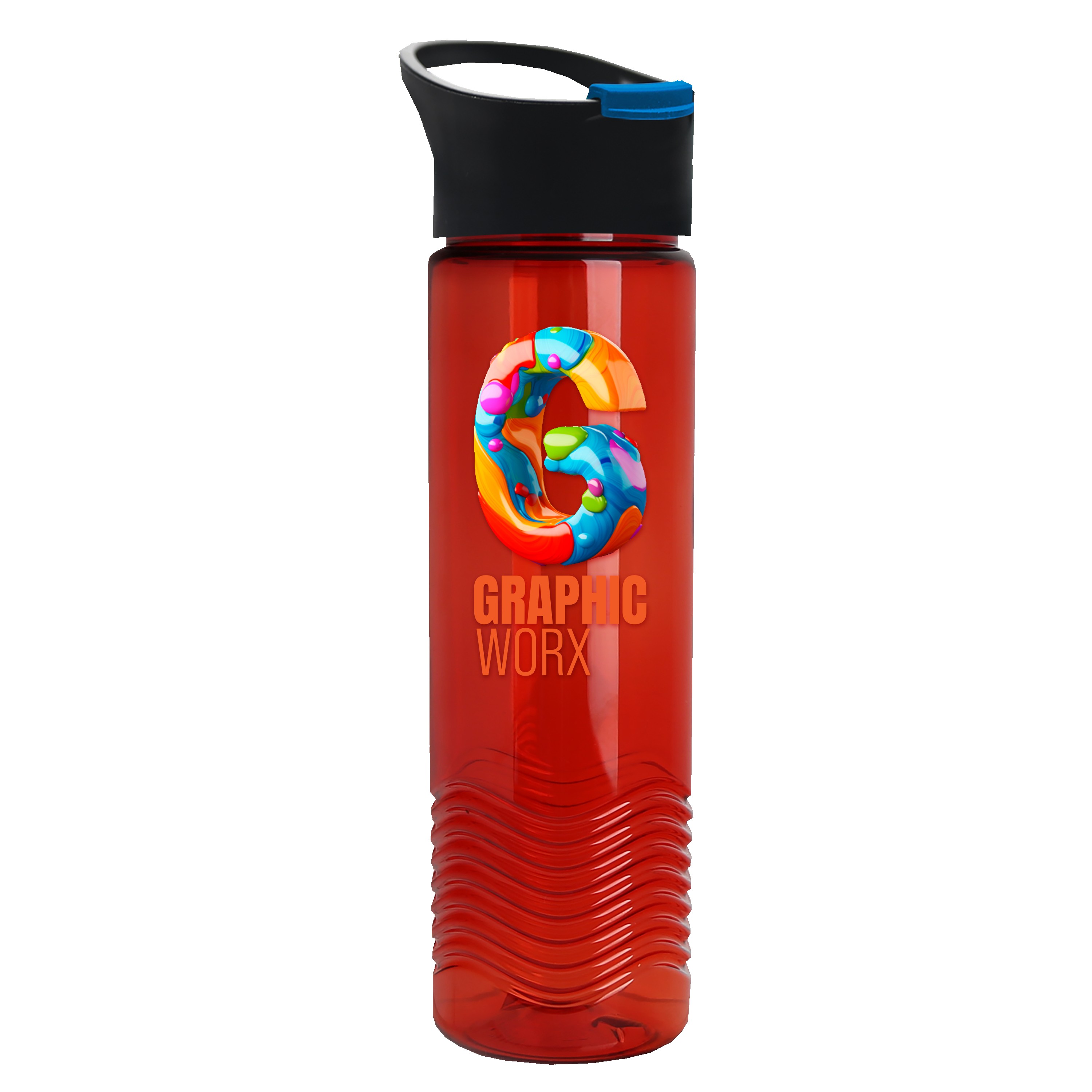 Picture of Garyline® Wave Tritan® Bottle with Pop-Up Lid - 24 oz.