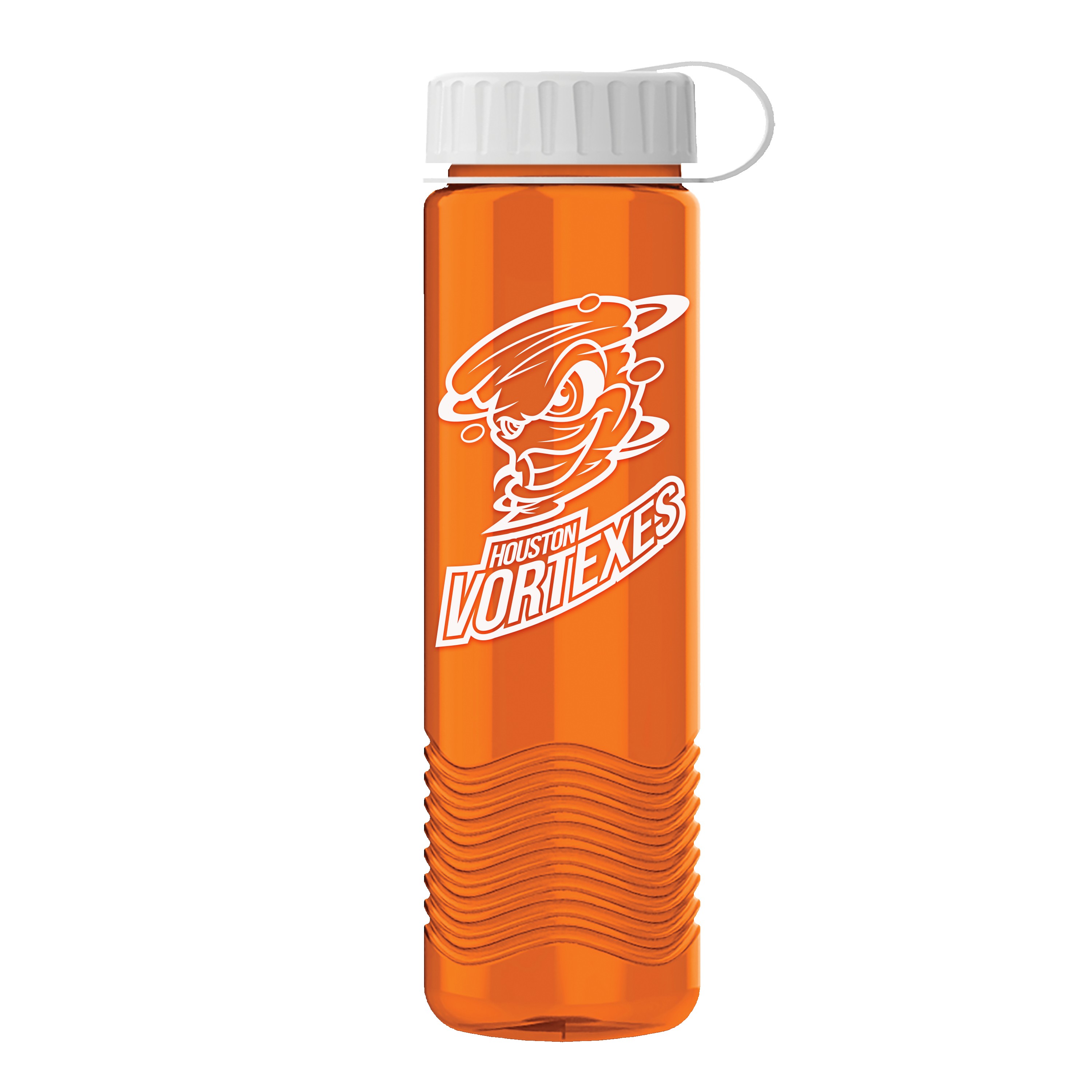 Picture of Garyline® Wave Tritan® Bottle with Tethered Lid - 24 oz.