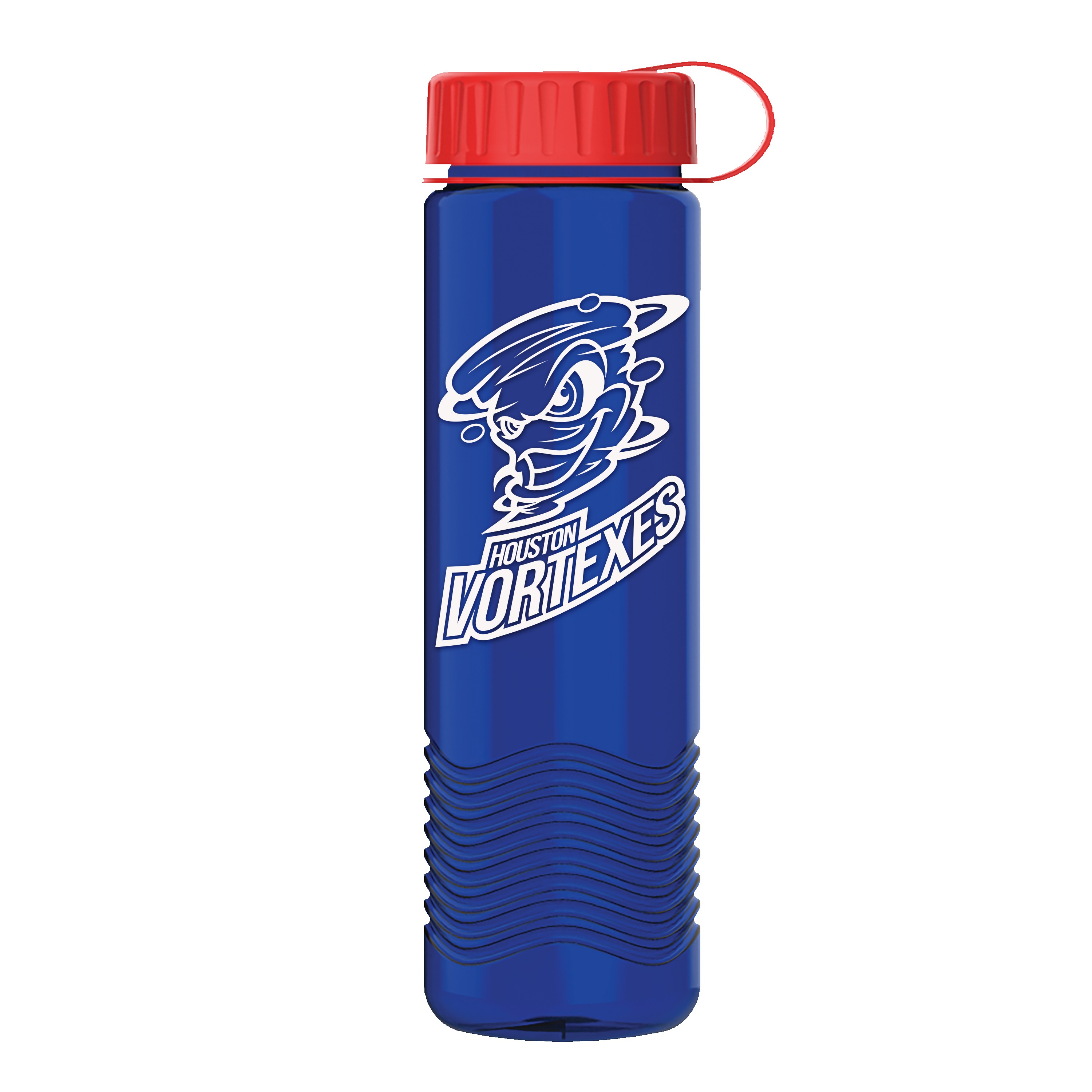 Picture of Garyline® Wave Tritan® Bottle with Tethered Lid - 24 oz.