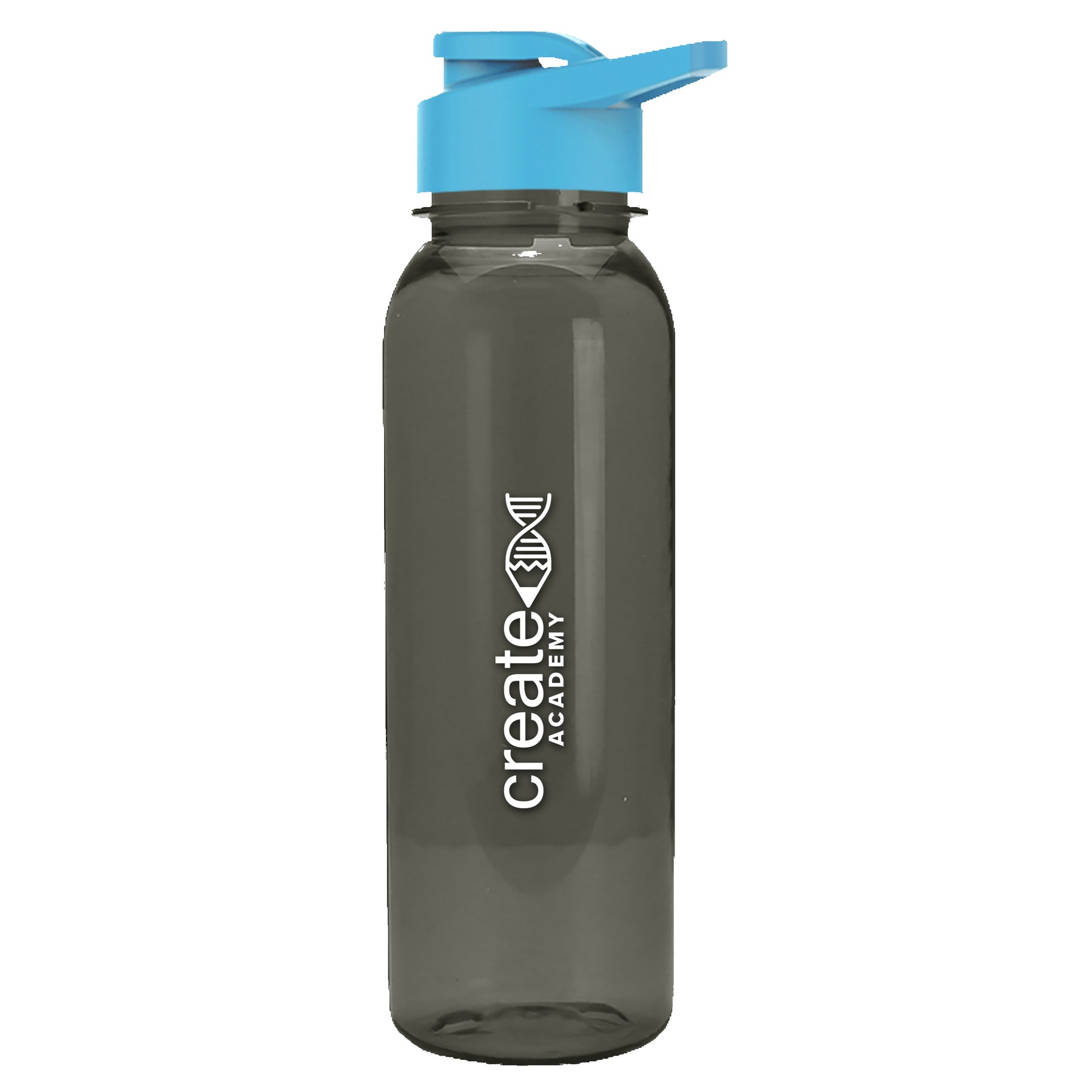 Picture of Garyline® Flat-Sided Tritan® Bottle with Drink-Thru Lid - 24 oz.