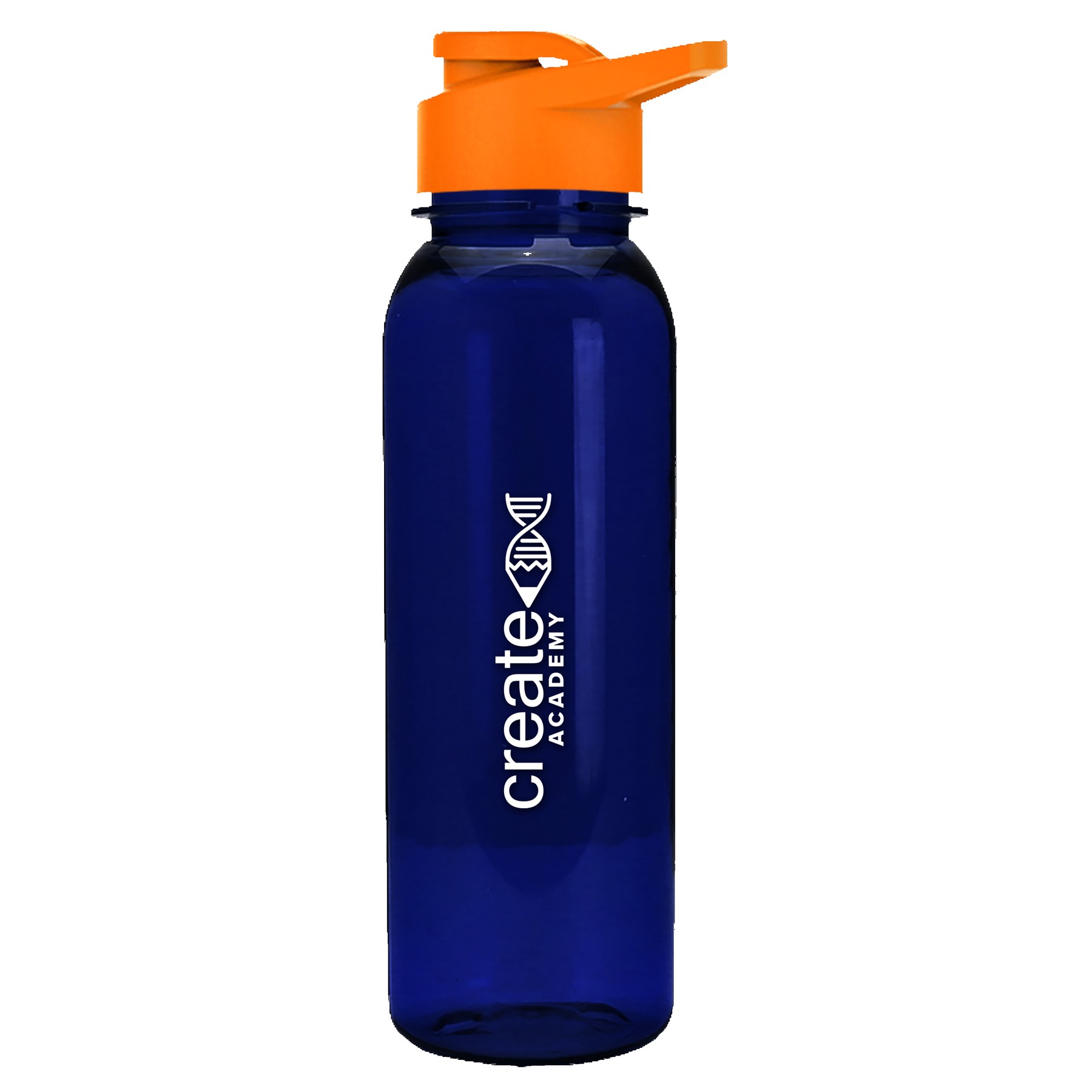 Picture of Garyline® Flat-Sided Tritan® Bottle with Drink-Thru Lid - 24 oz.