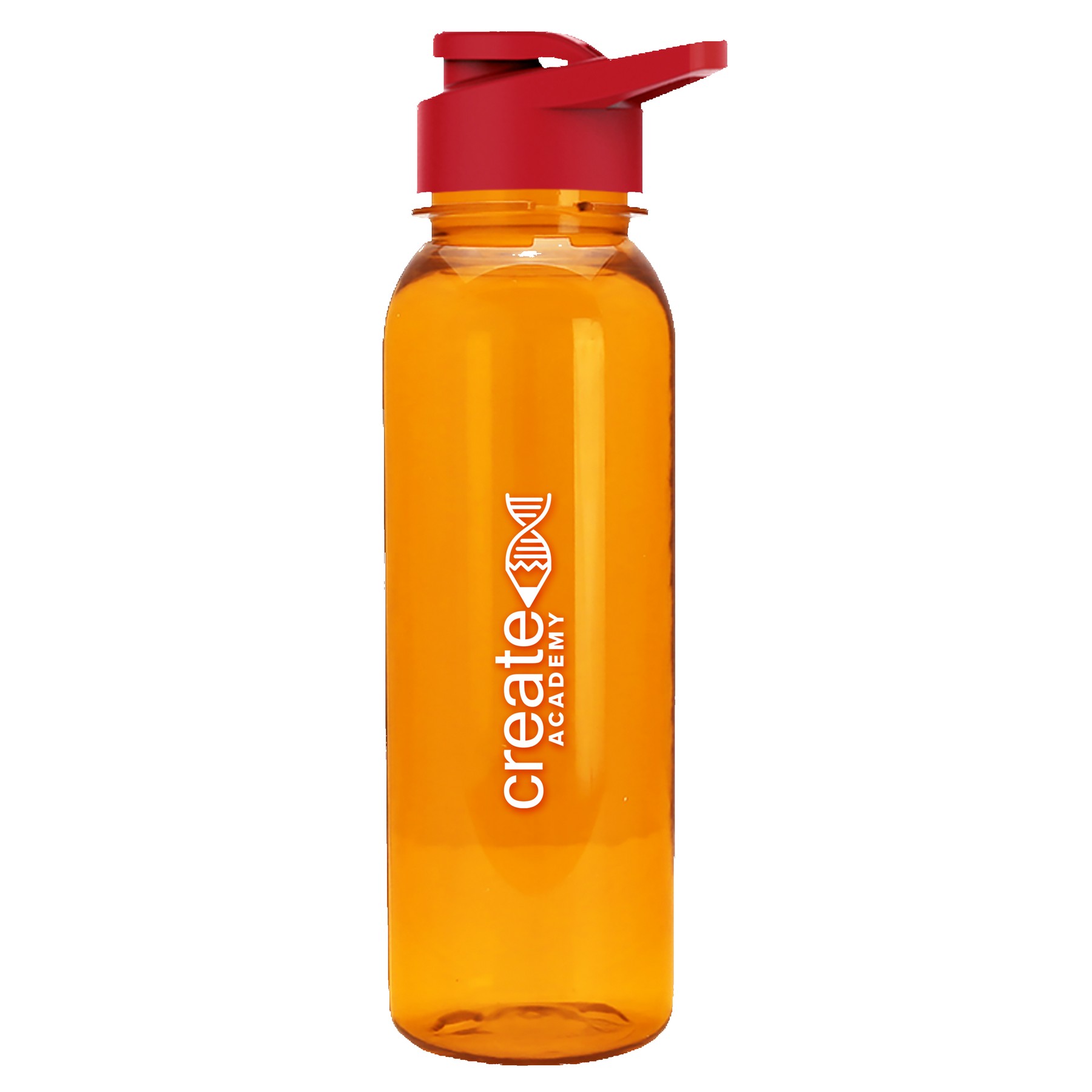 Picture of Garyline® Flat-Sided Tritan® Bottle with Drink-Thru Lid - 24 oz.
