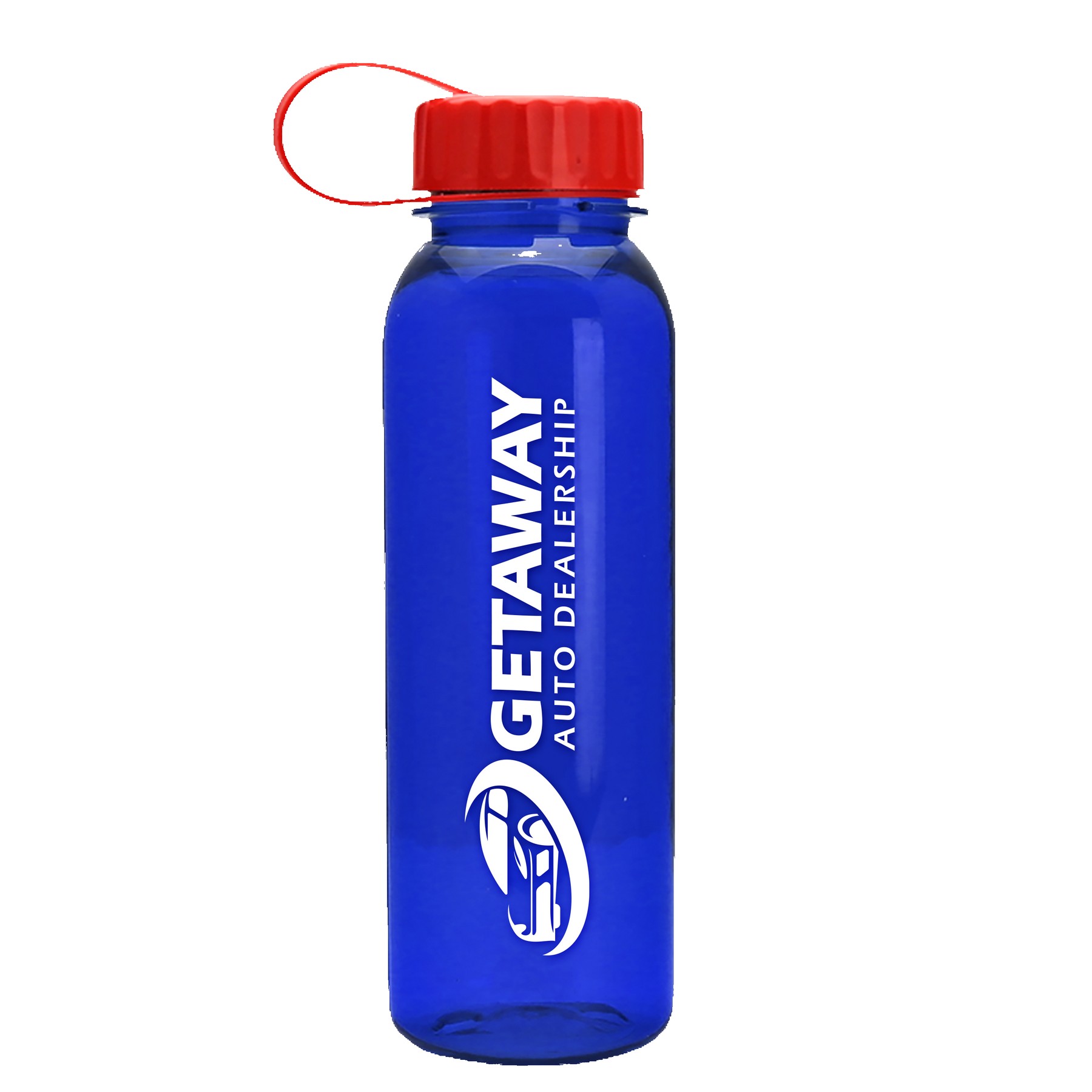 Picture of Garyline® Flat-Sided Tritan® Bottle with Tethered Lid - 24 oz.