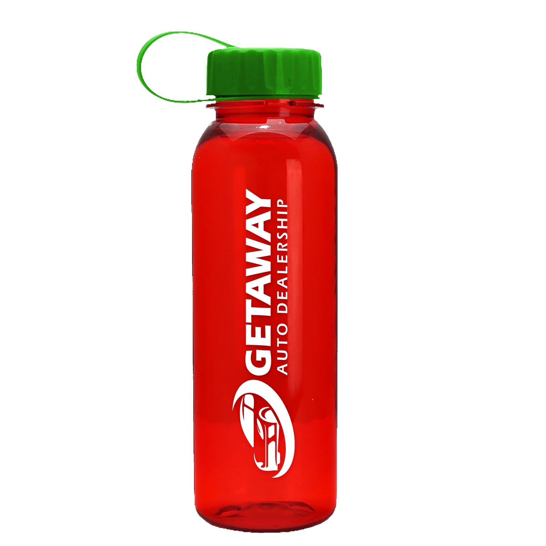 Picture of Garyline® Flat-Sided Tritan® Bottle with Tethered Lid - 24 oz.