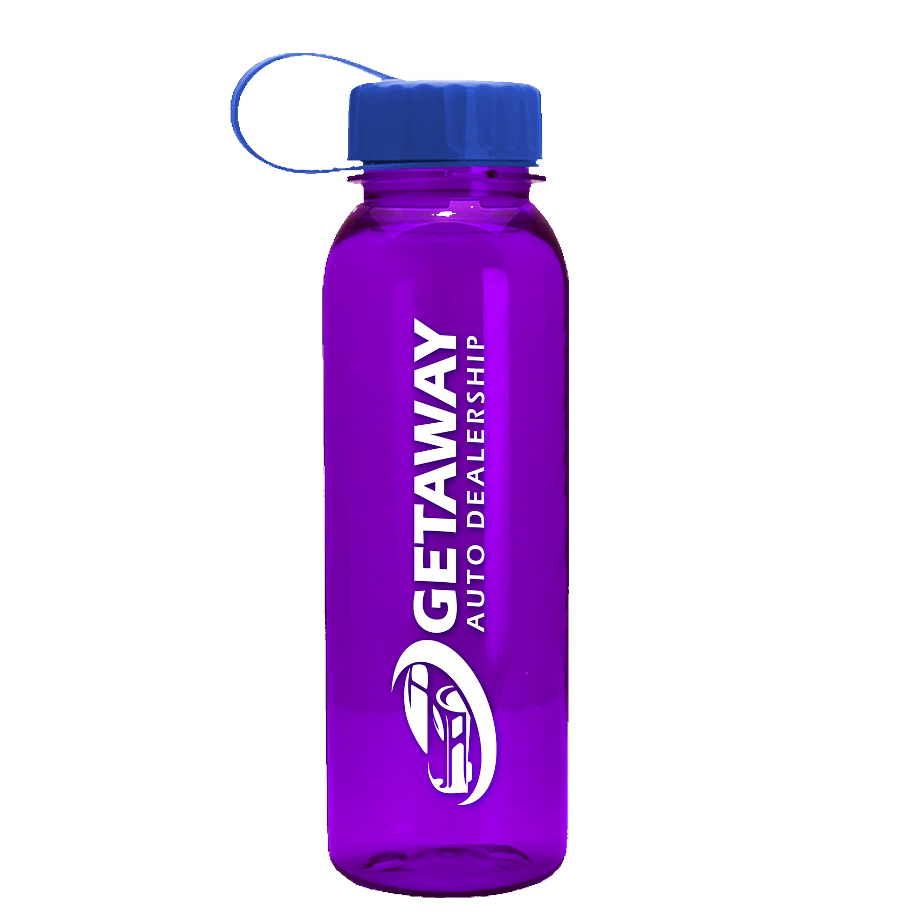Picture of Garyline® Flat-Sided Tritan® Bottle with Tethered Lid - 24 oz.