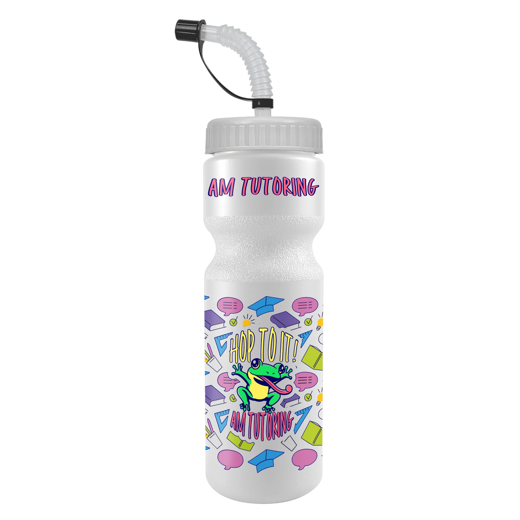 Picture of Garyline® Journey Bike Bottle with Straw Lid - 28 oz.