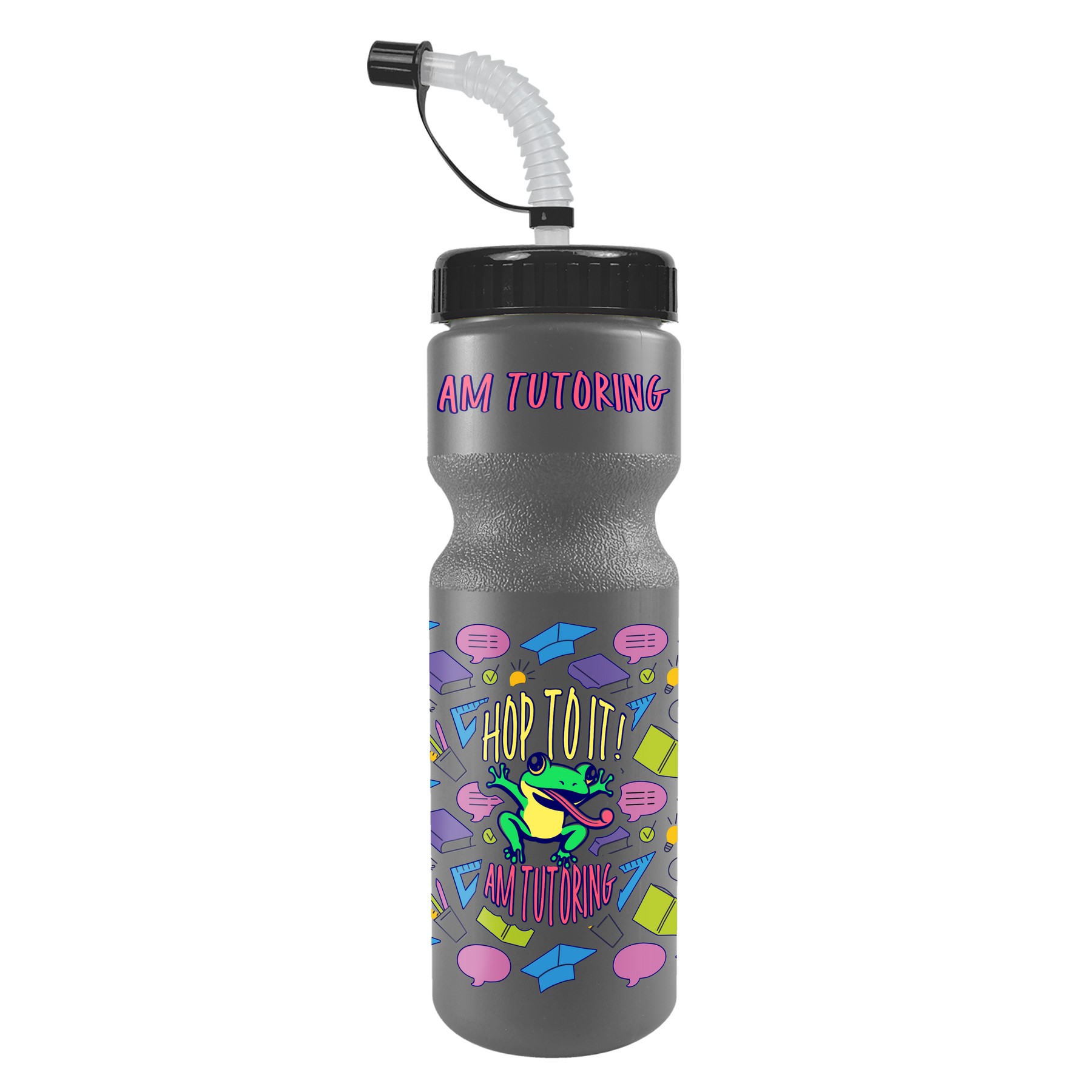Picture of Garyline® Journey Bike Bottle with Straw Lid - 28 oz.