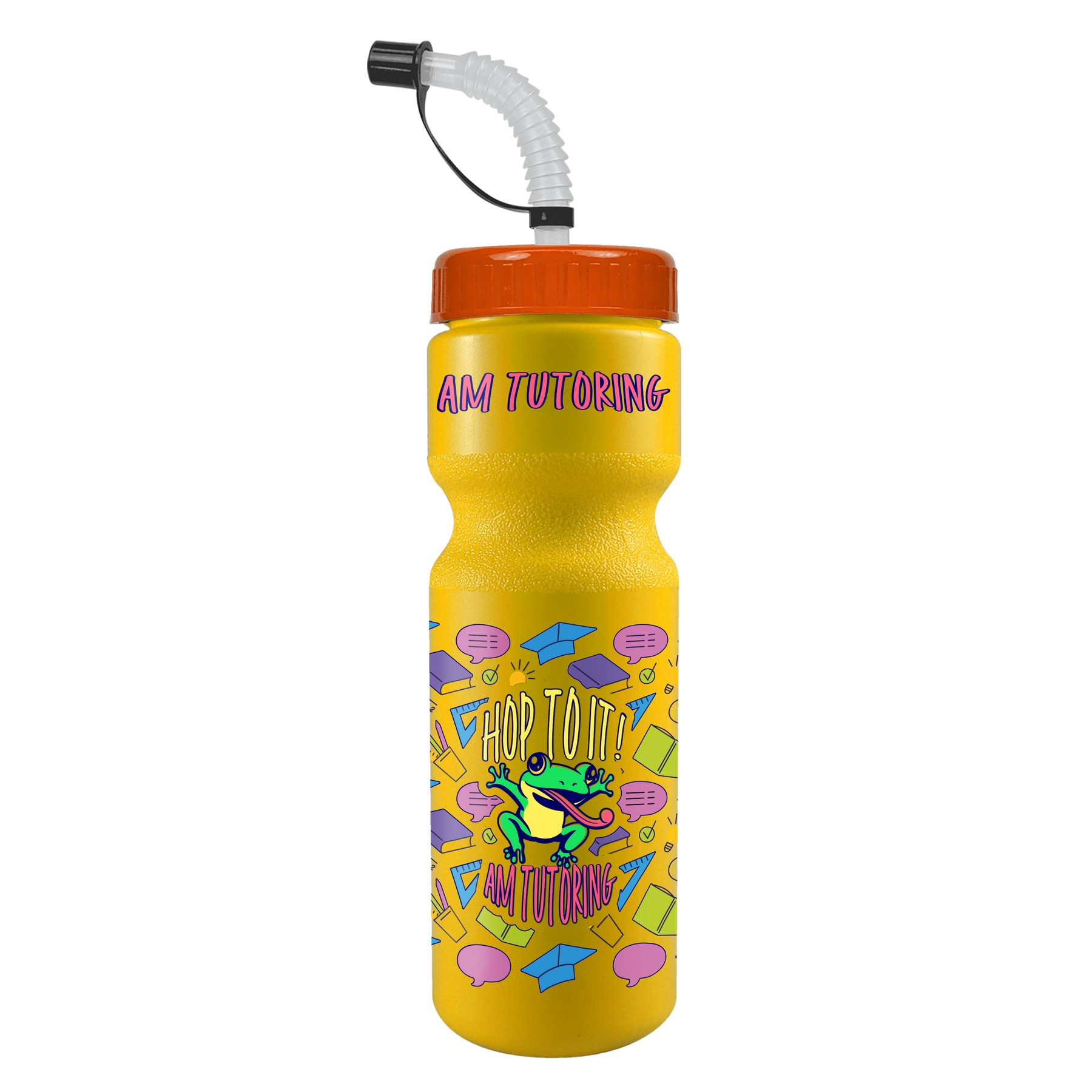 Picture of Garyline® Journey Bike Bottle with Straw Lid - 28 oz.
