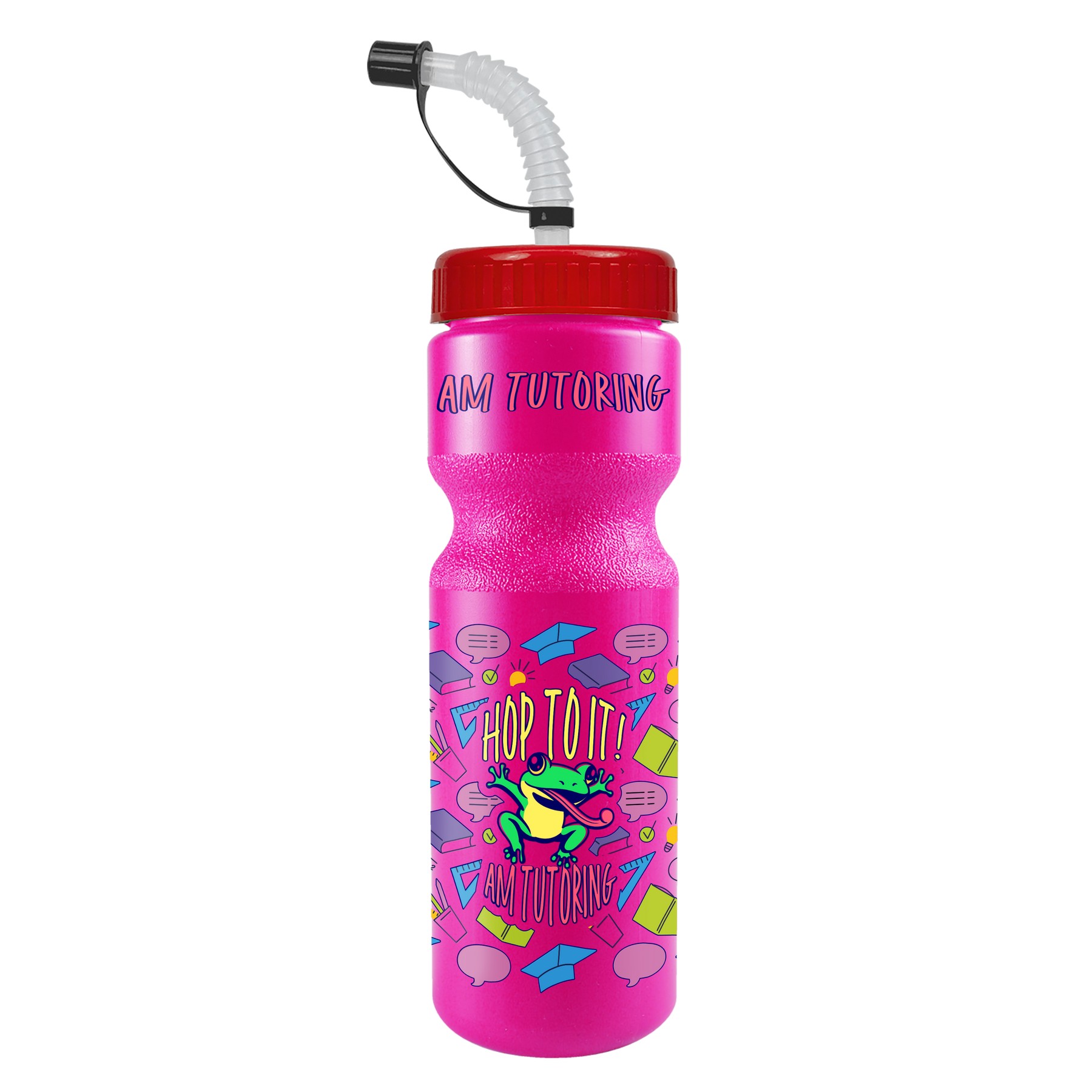 Picture of Garyline® Journey Bike Bottle with Straw Lid - 28 oz.