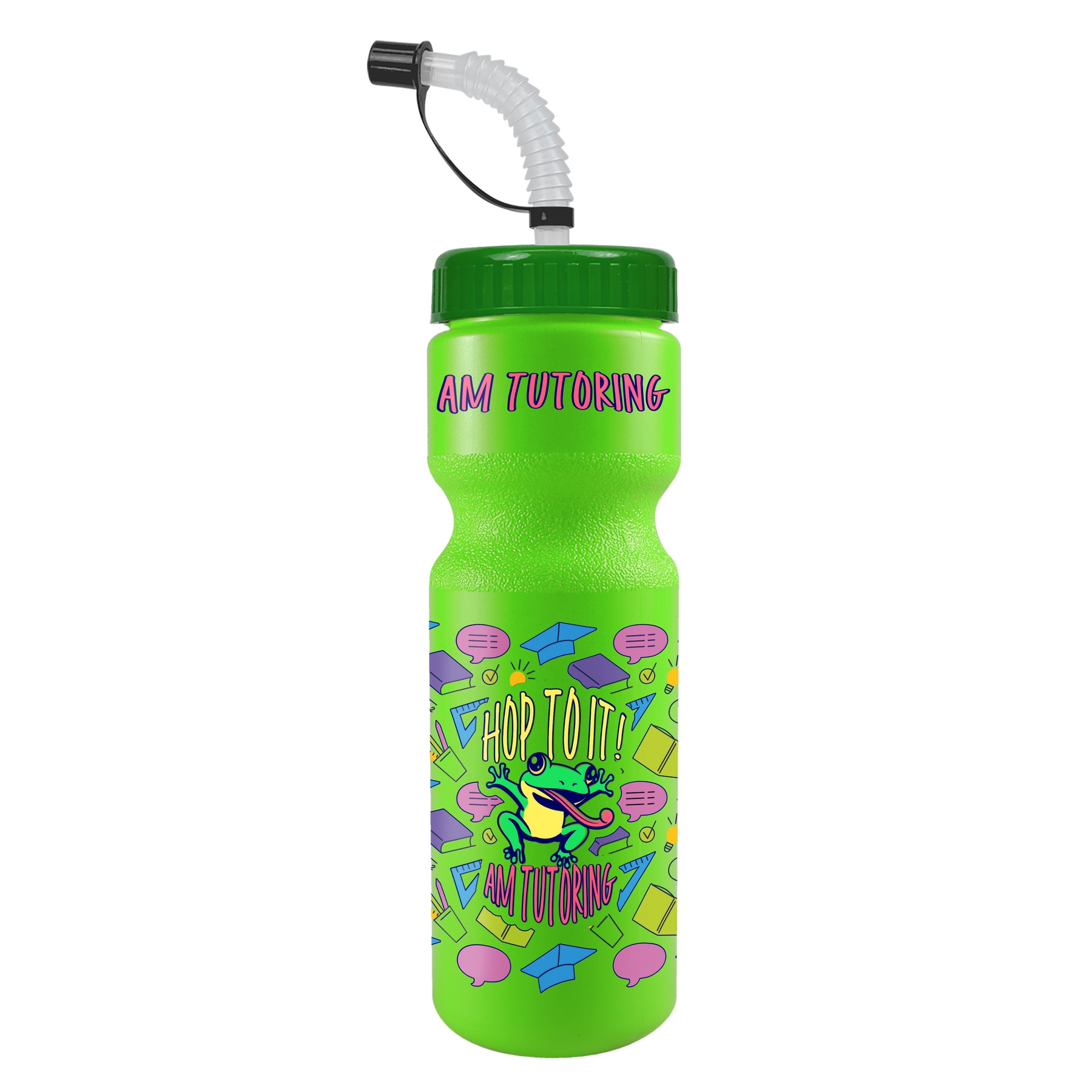 Picture of Garyline® Journey Bike Bottle with Straw Lid - 28 oz.