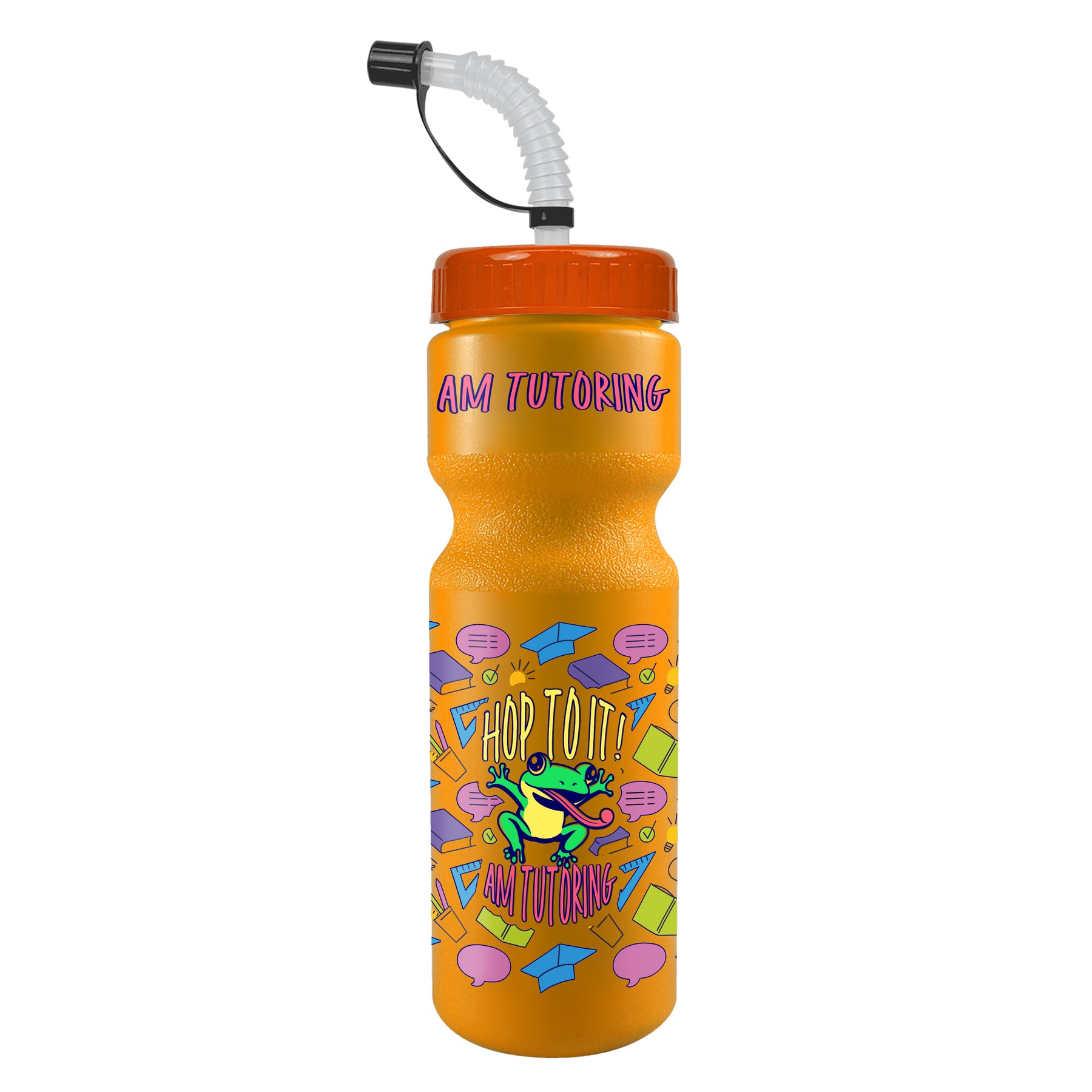 Picture of Garyline® Journey Bike Bottle with Straw Lid - 28 oz.