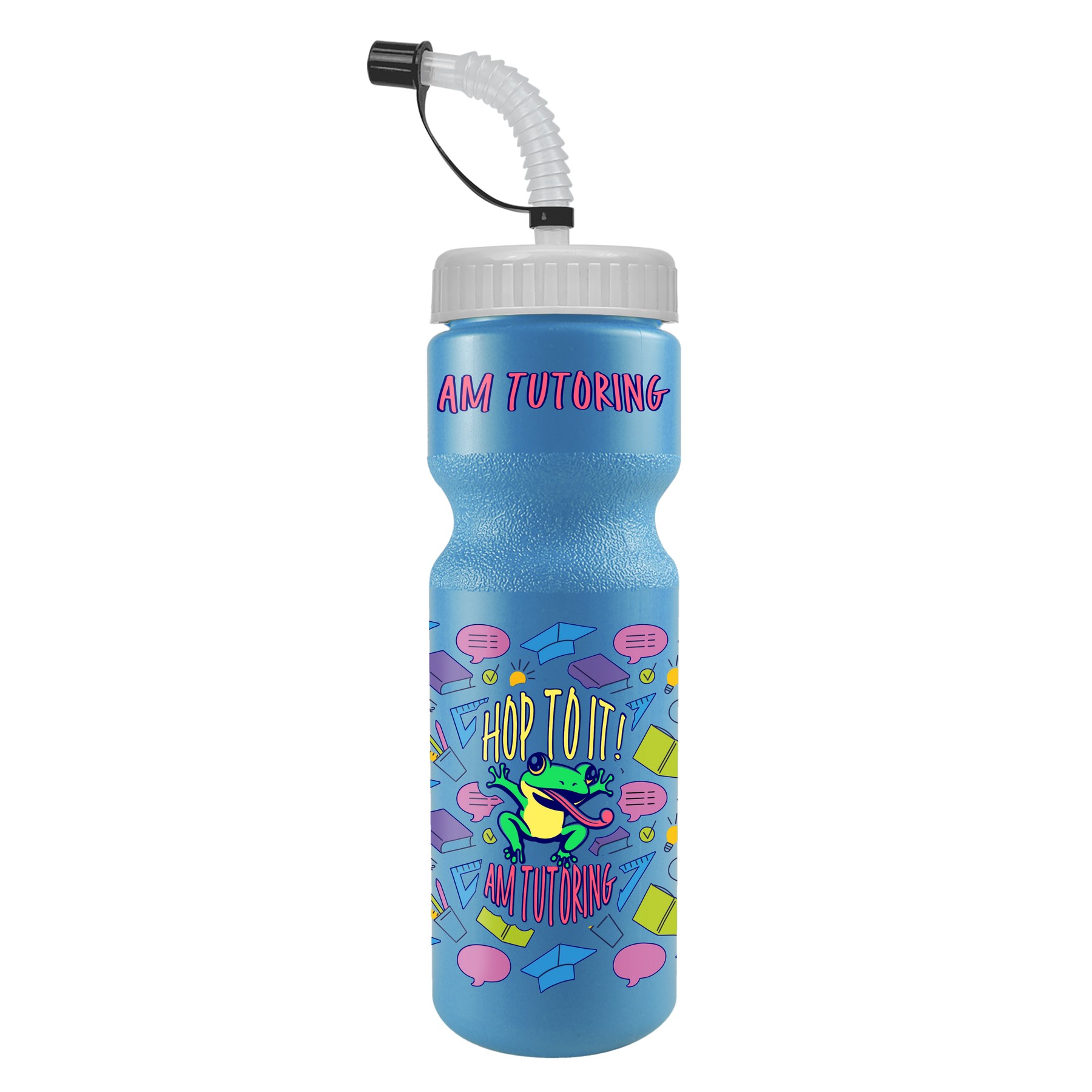 Picture of Garyline® Journey Bike Bottle with Straw Lid - 28 oz.