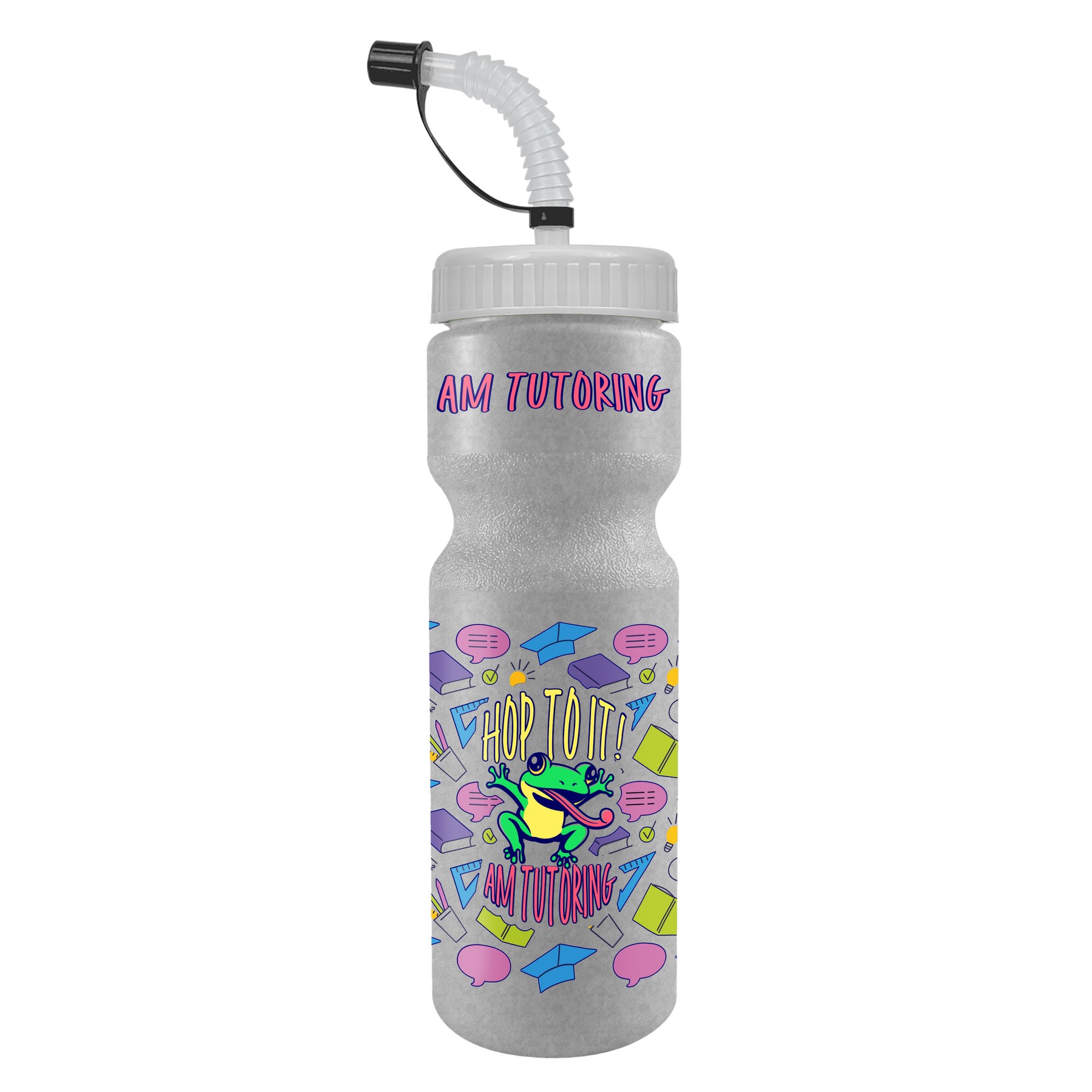 Picture of Garyline® Journey Bike Bottle with Straw Lid - 28 oz.