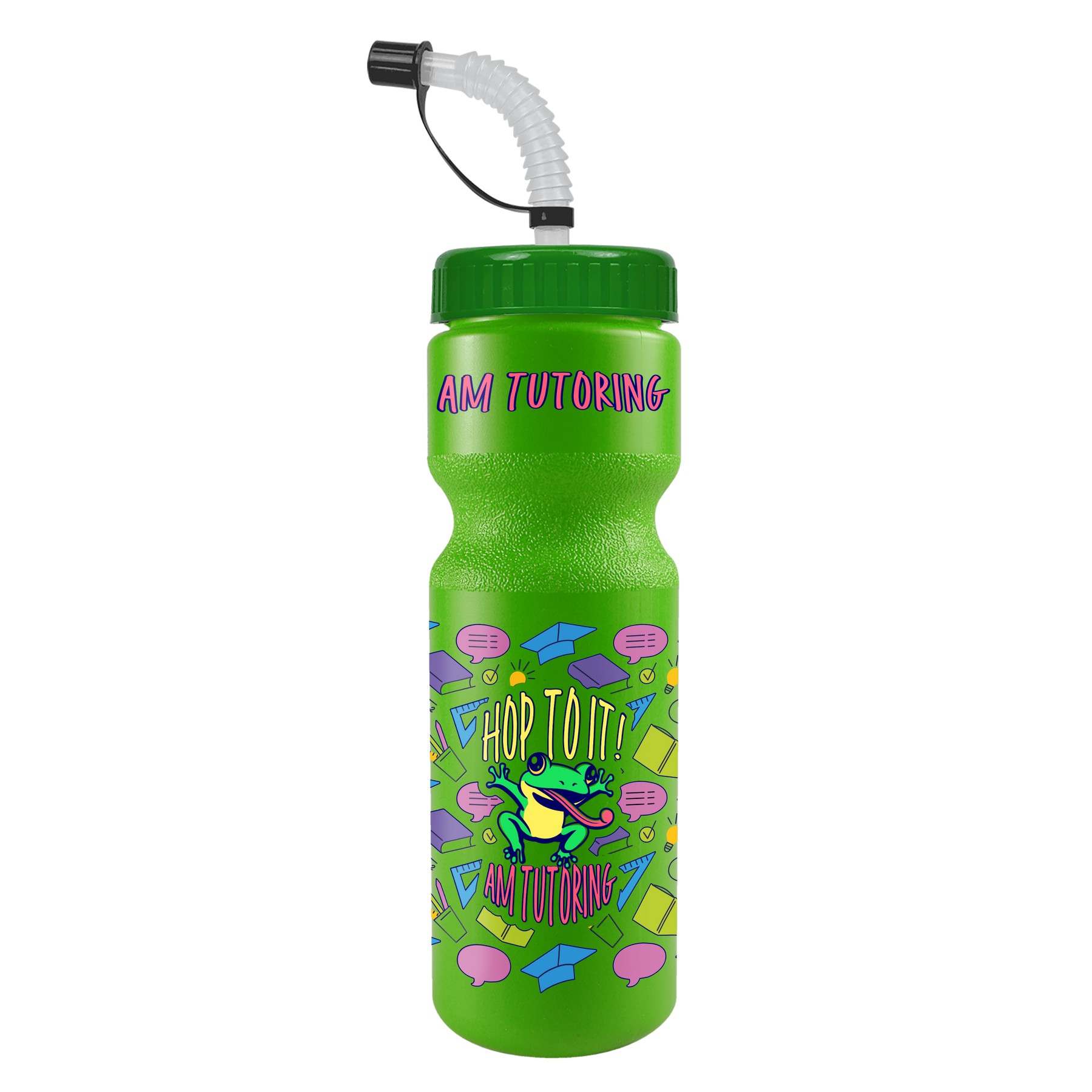 Picture of Garyline® Journey Bike Bottle with Straw Lid - 28 oz.