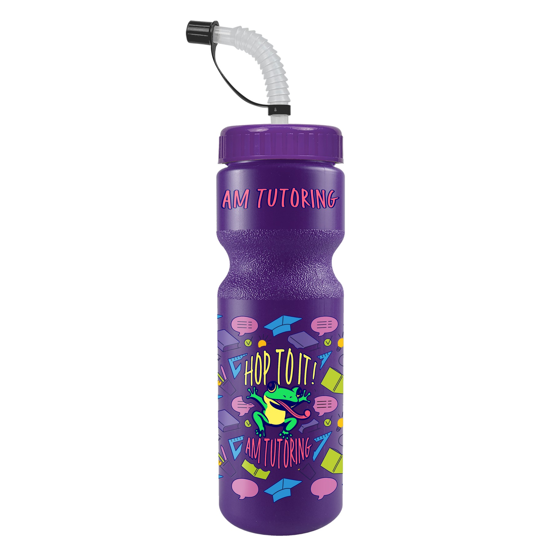 Picture of Garyline® Journey Bike Bottle with Straw Lid - 28 oz.