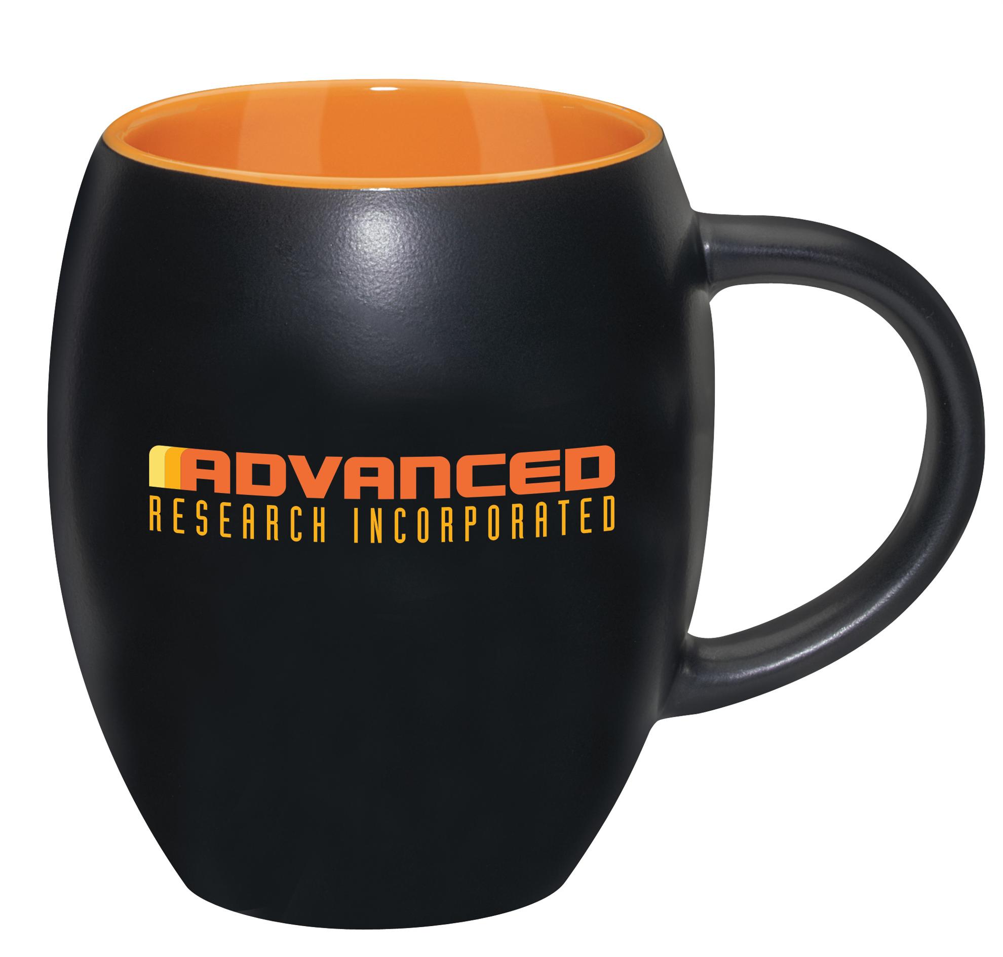 Picture of Matte Barrel With Color Mug - 17 oz.
