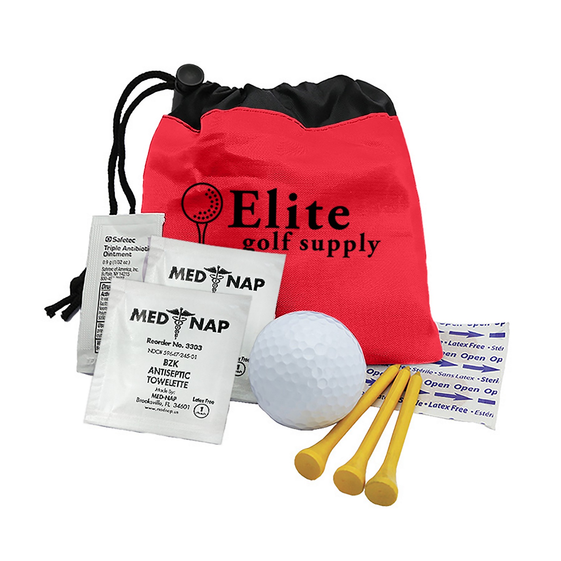 Picture of Garyline® Play-Through Cinch Pouch Golf Kit ? 9 Piece