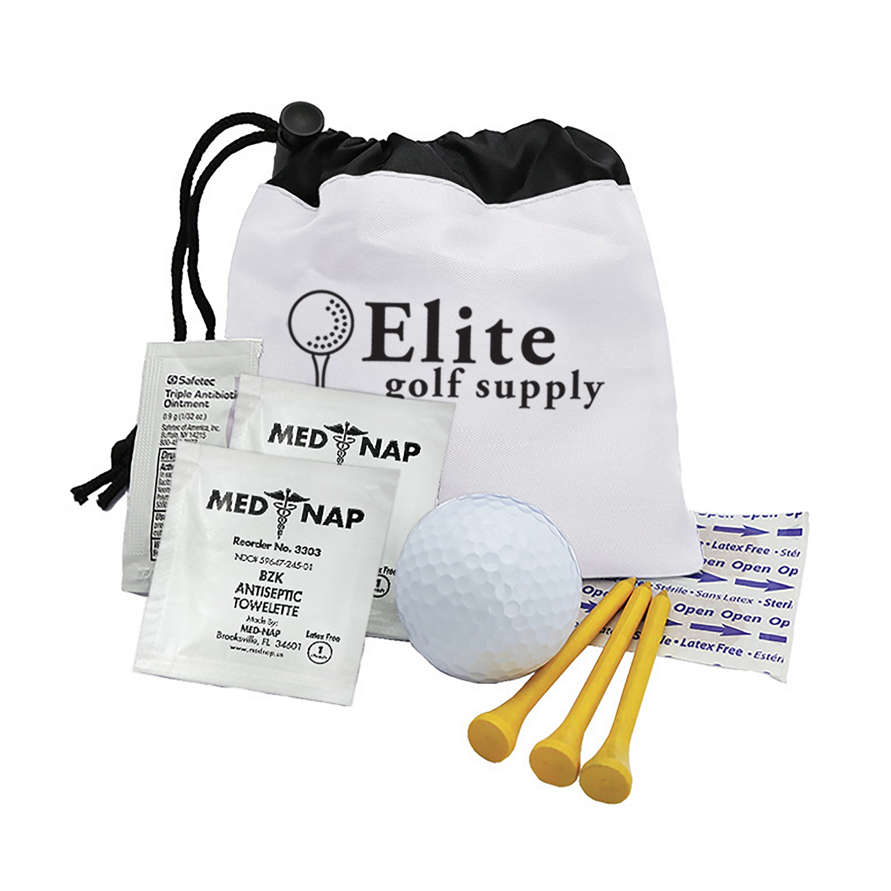 Picture of Garyline® Play-Through Cinch Pouch Golf Kit ? 9 Piece