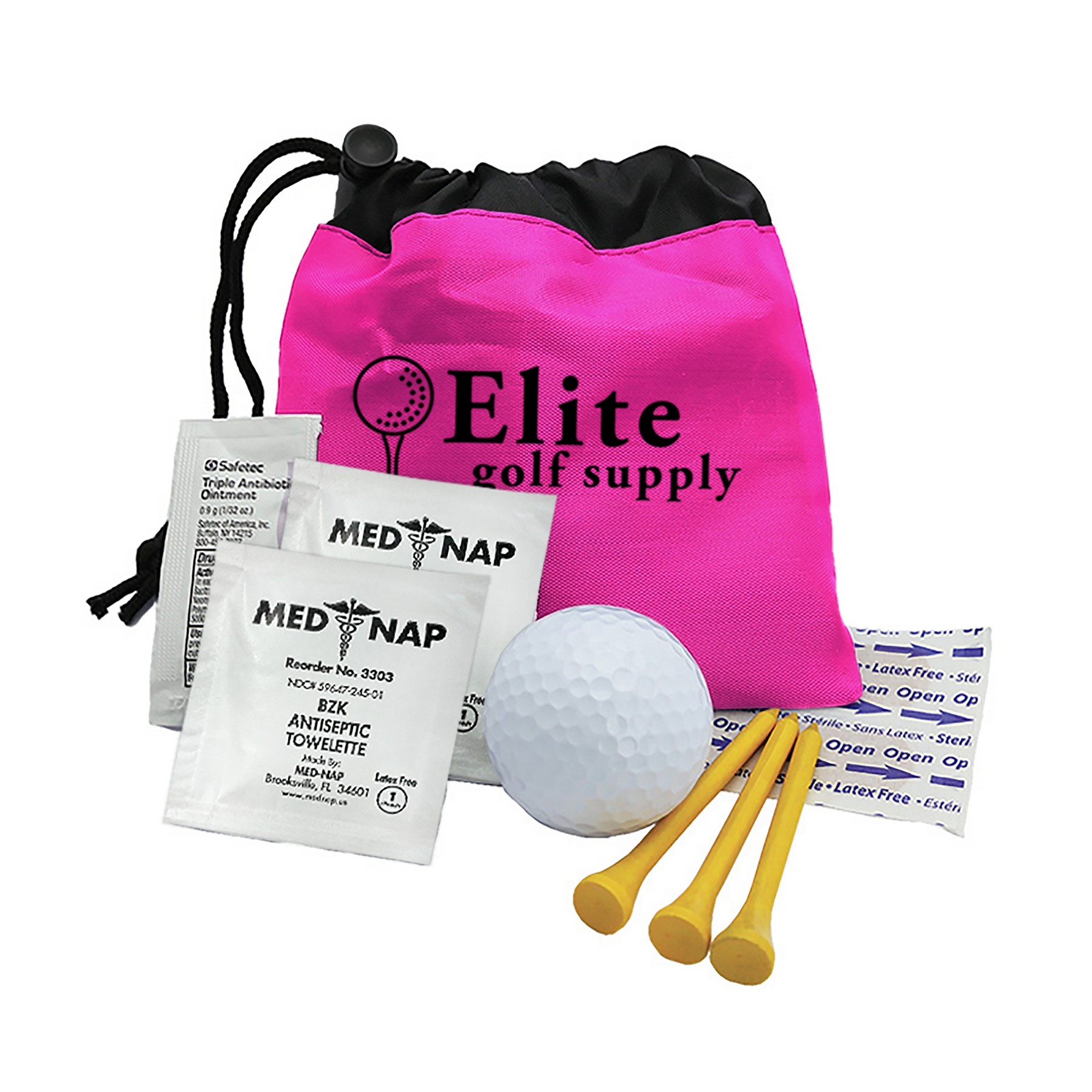 Picture of Garyline® Play-Through Cinch Pouch Golf Kit ? 9 Piece