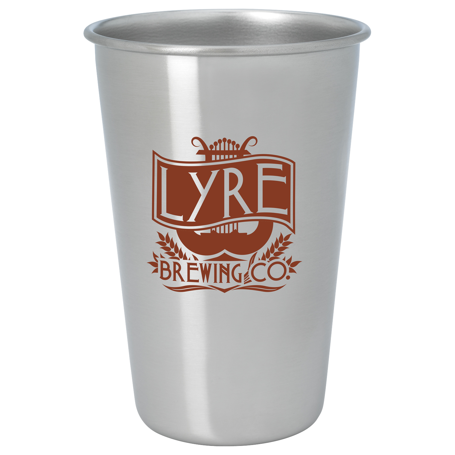 Picture of Stainless Pint Glass - 16 oz.