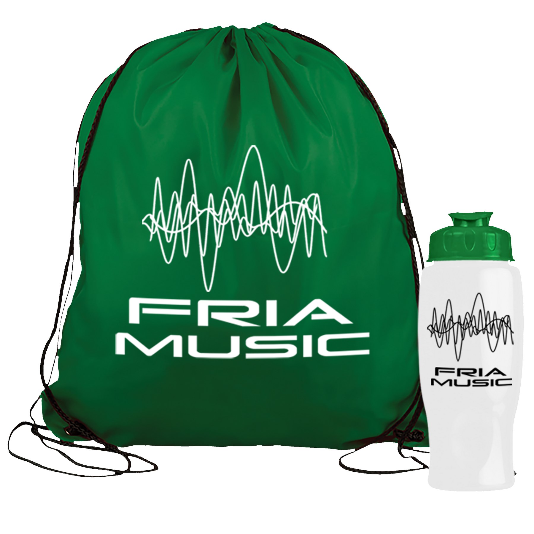 Picture of Garyline® Graduate Drawstring Backpack with 27 oz. Bottle