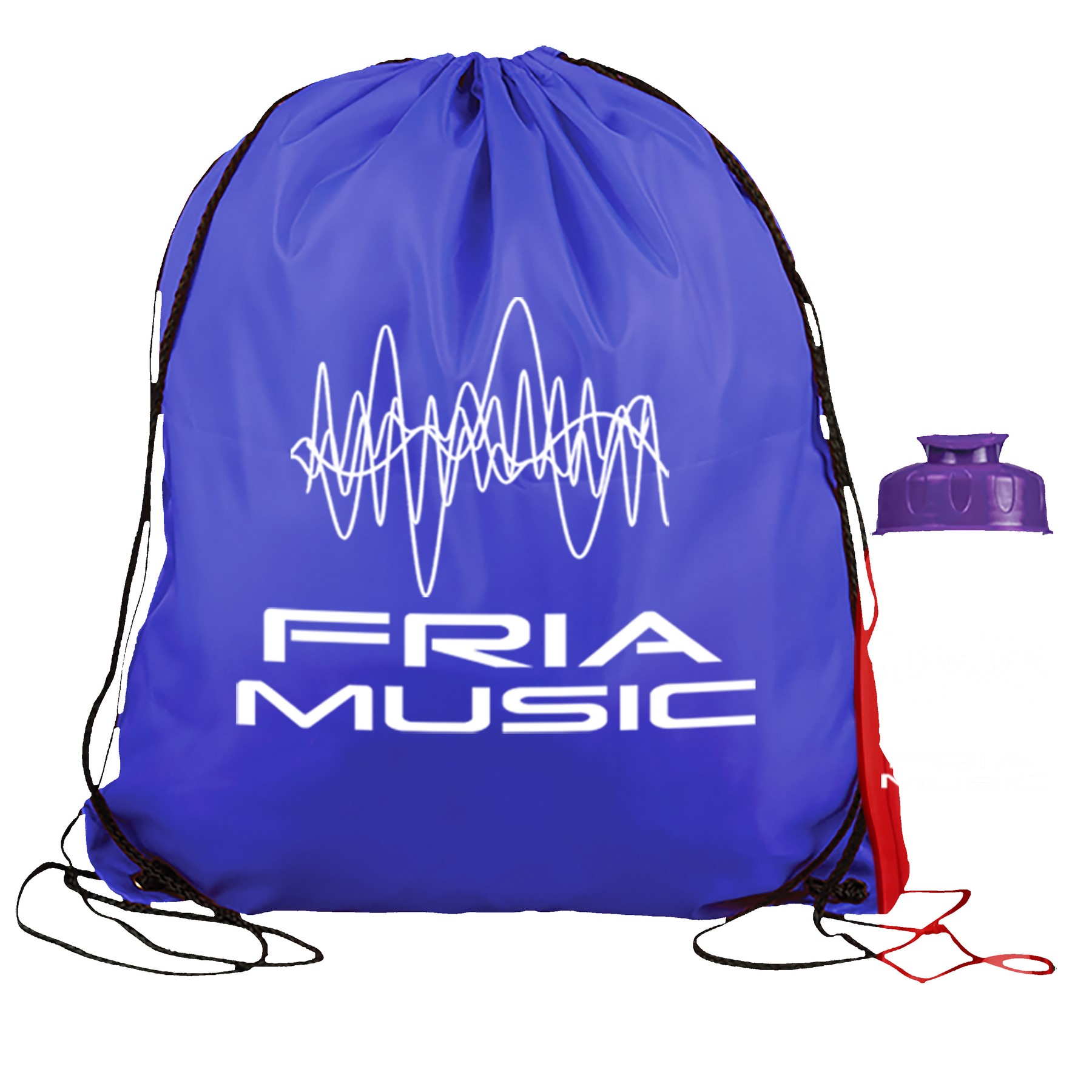 Picture of Garyline® Graduate Drawstring Backpack with 27 oz. Bottle